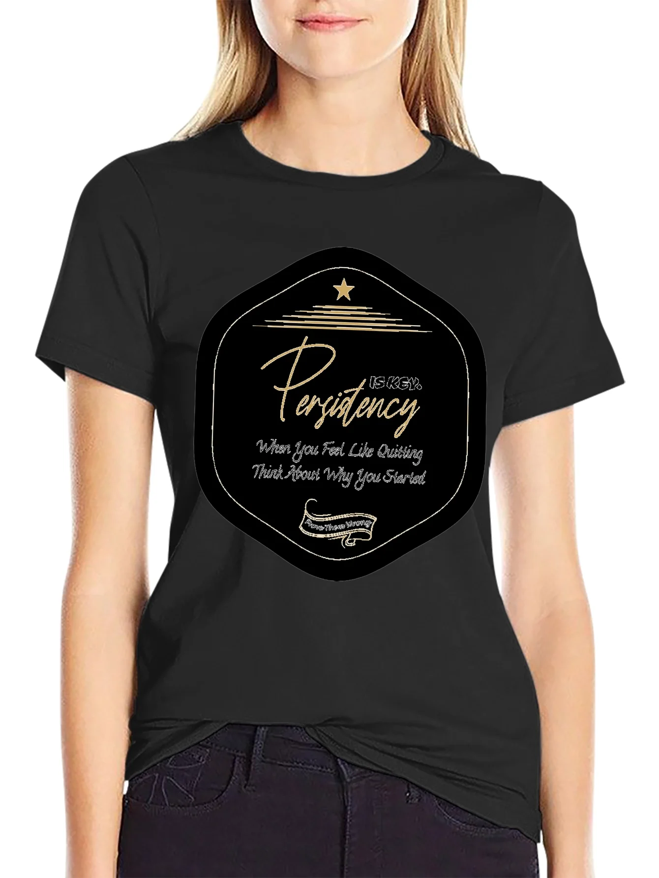 Persistence Graphic Tee - Motivation T-Shirt