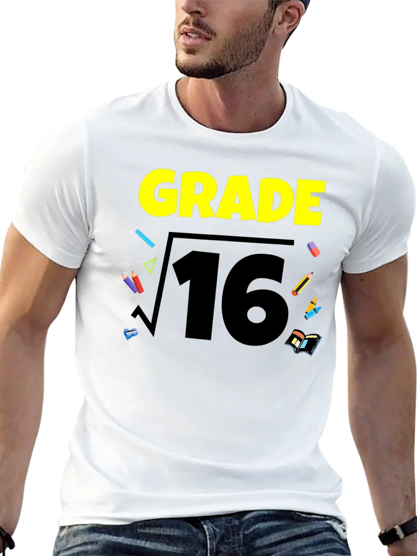 Grade 16 Math Humor Graphic T-Shirt
