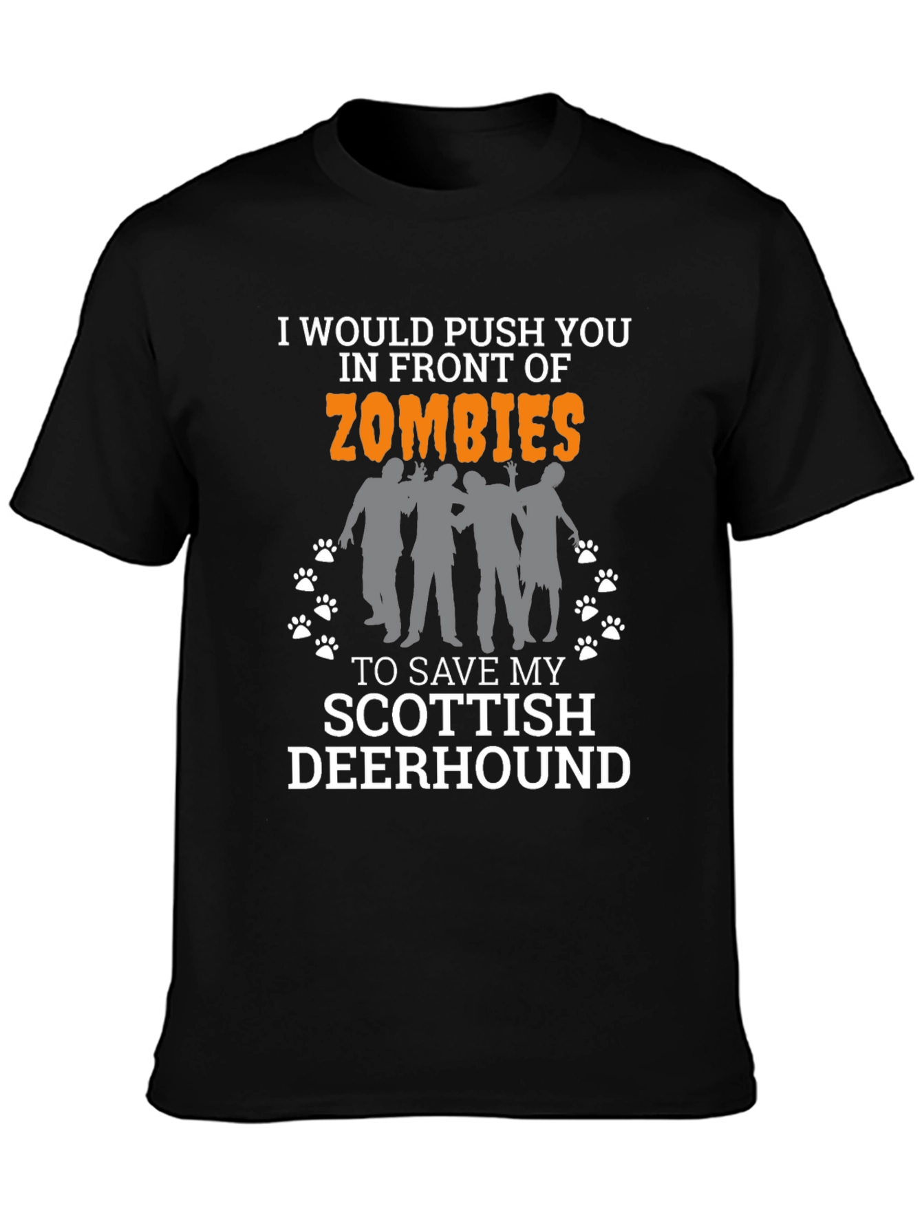 Zombie Scottish Deerhound T-Shirt