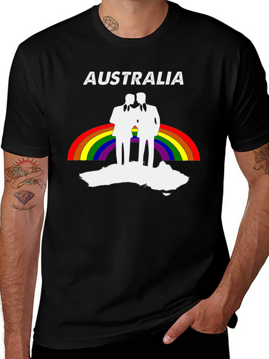 Australia Rainbow LGBTQ+ Pride T-Shirt