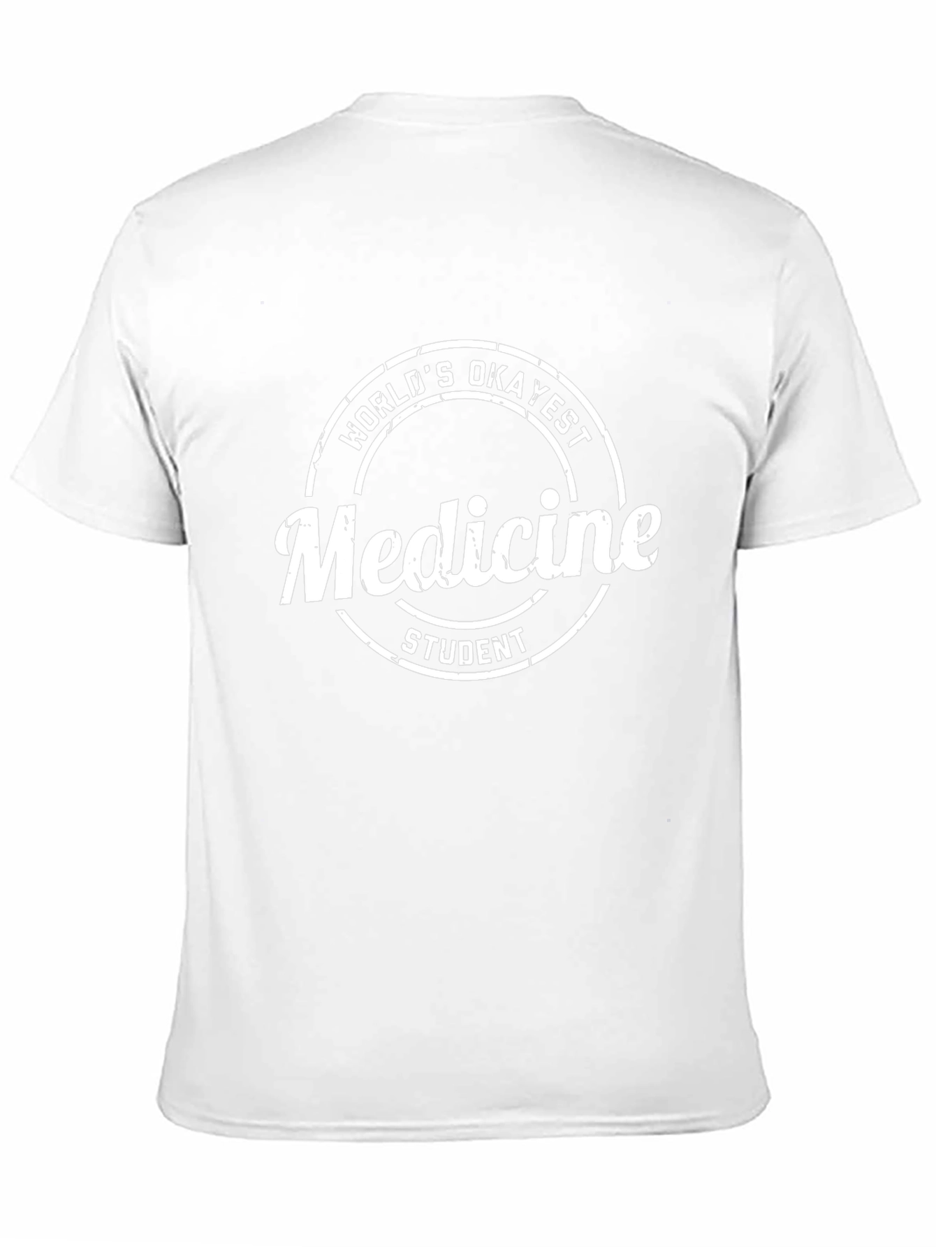 Worlds Okayest Medicine Student Black T-Shirt