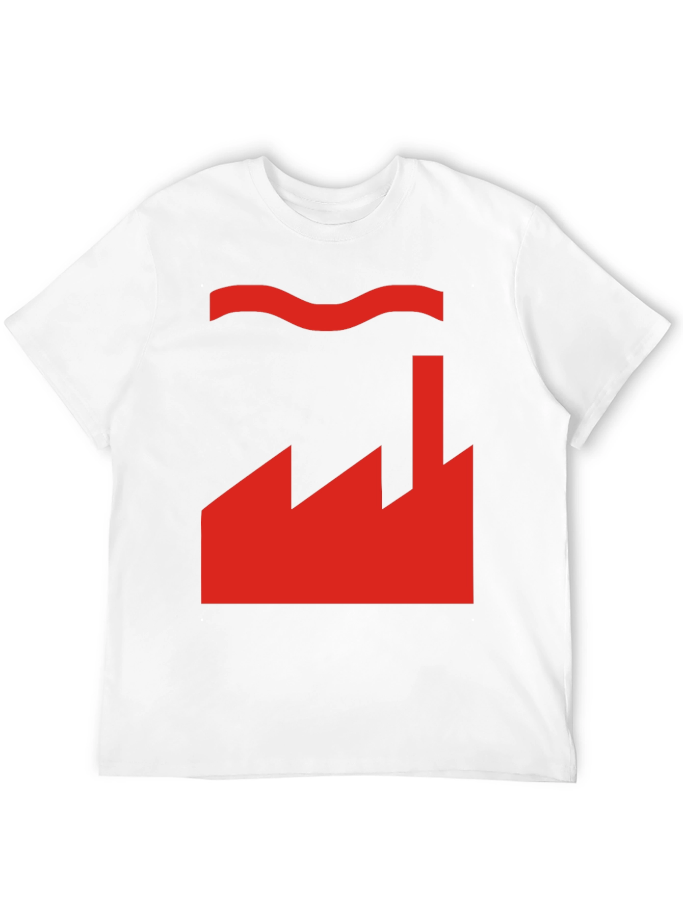 Factory Design Graphic T-Shirt - Black
