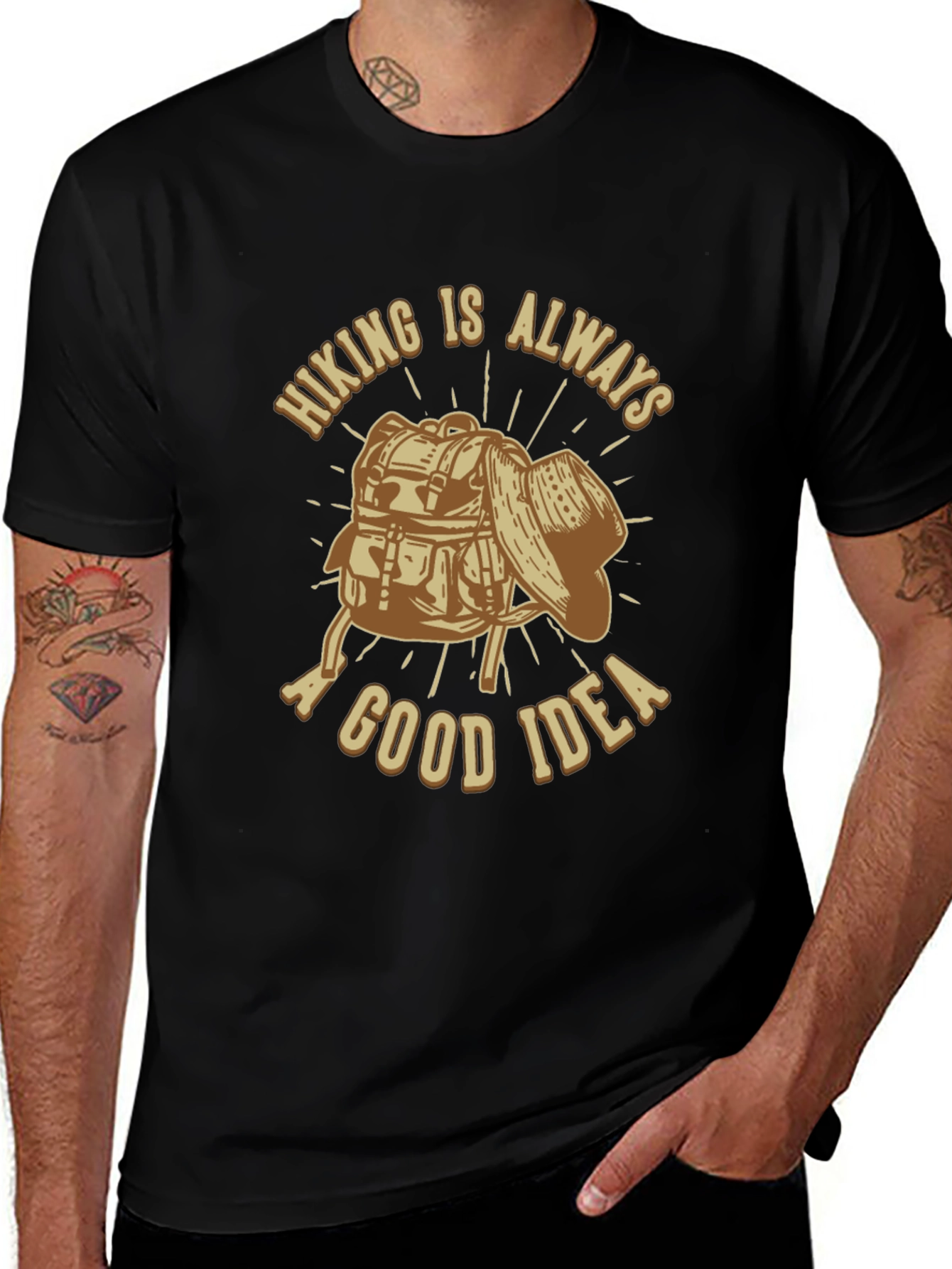 Hiking is Always a Good Idea Graphic T-Shirt