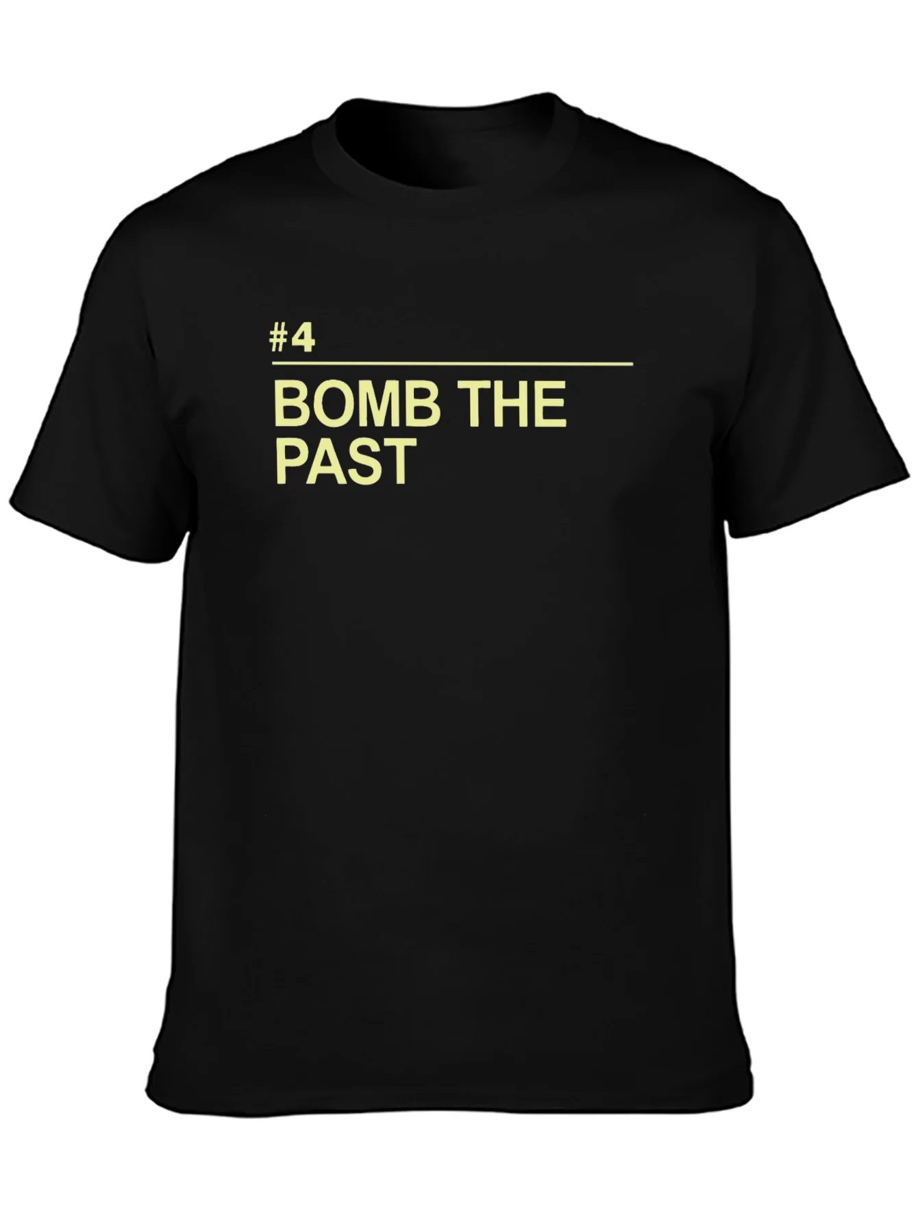 Bomb the Past Graphic Tee - Mens Black T-Shirt