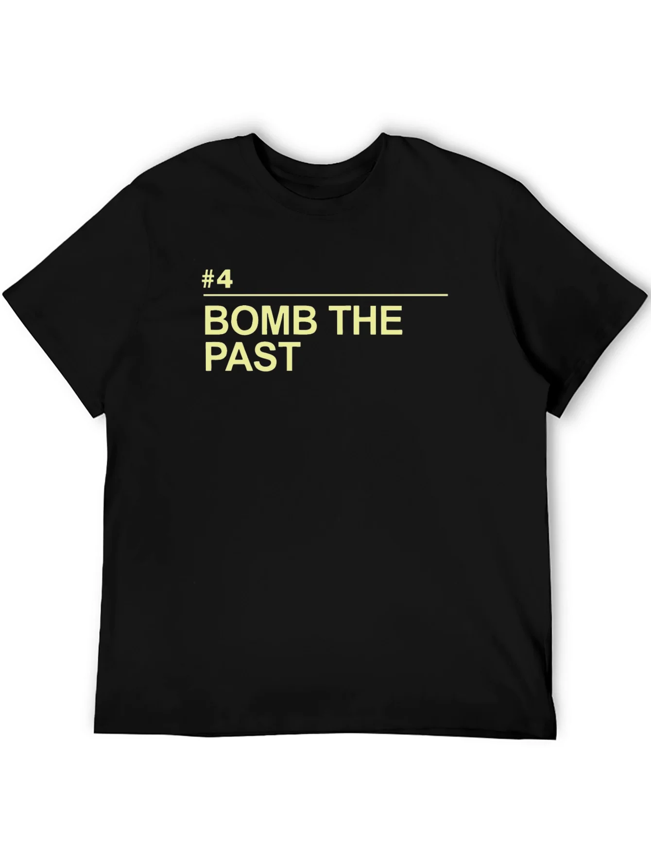 Bomb the Past Graphic Tee - Mens Black T-Shirt