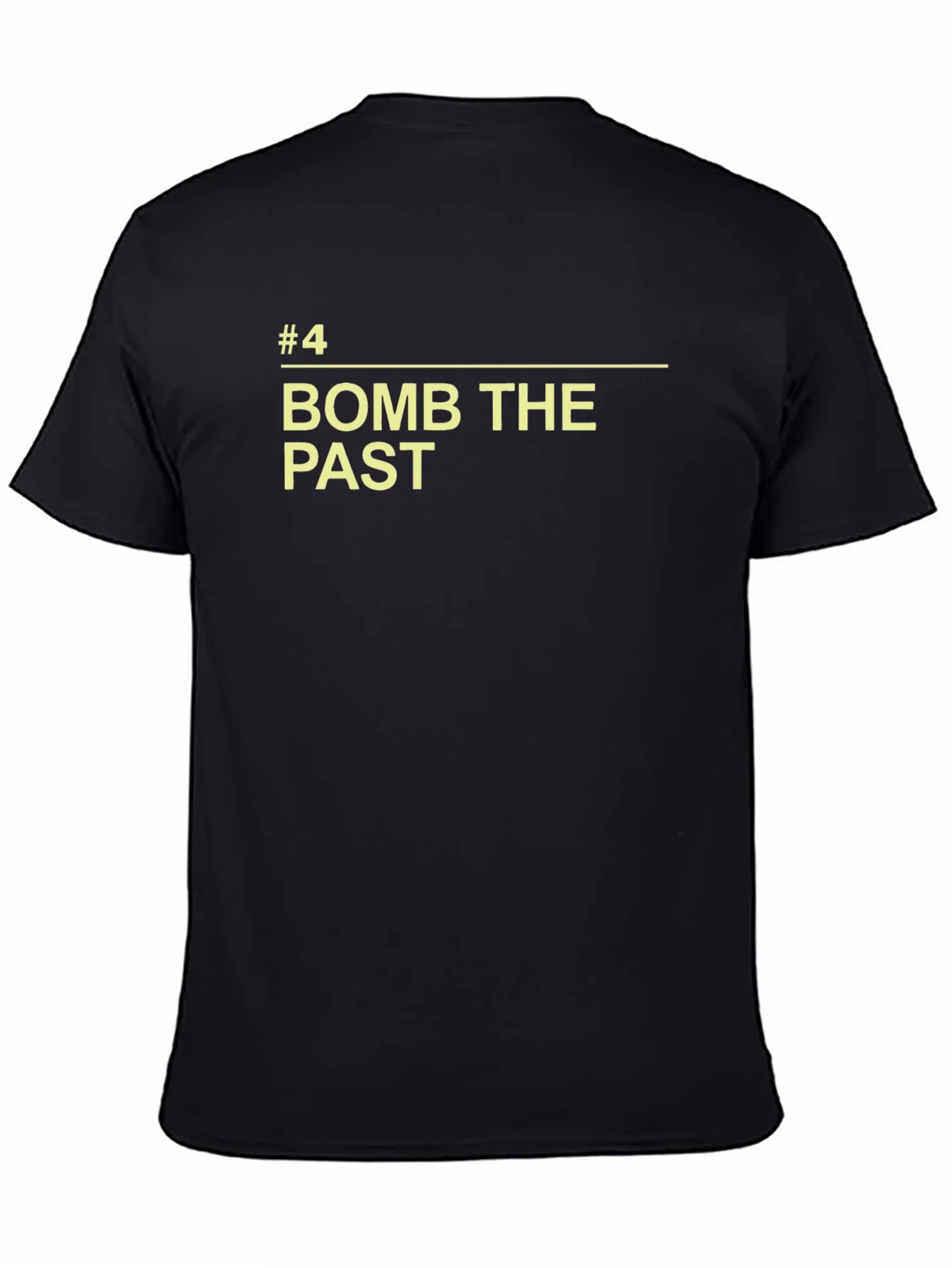 Bomb the Past Graphic Tee - Mens Black T-Shirt