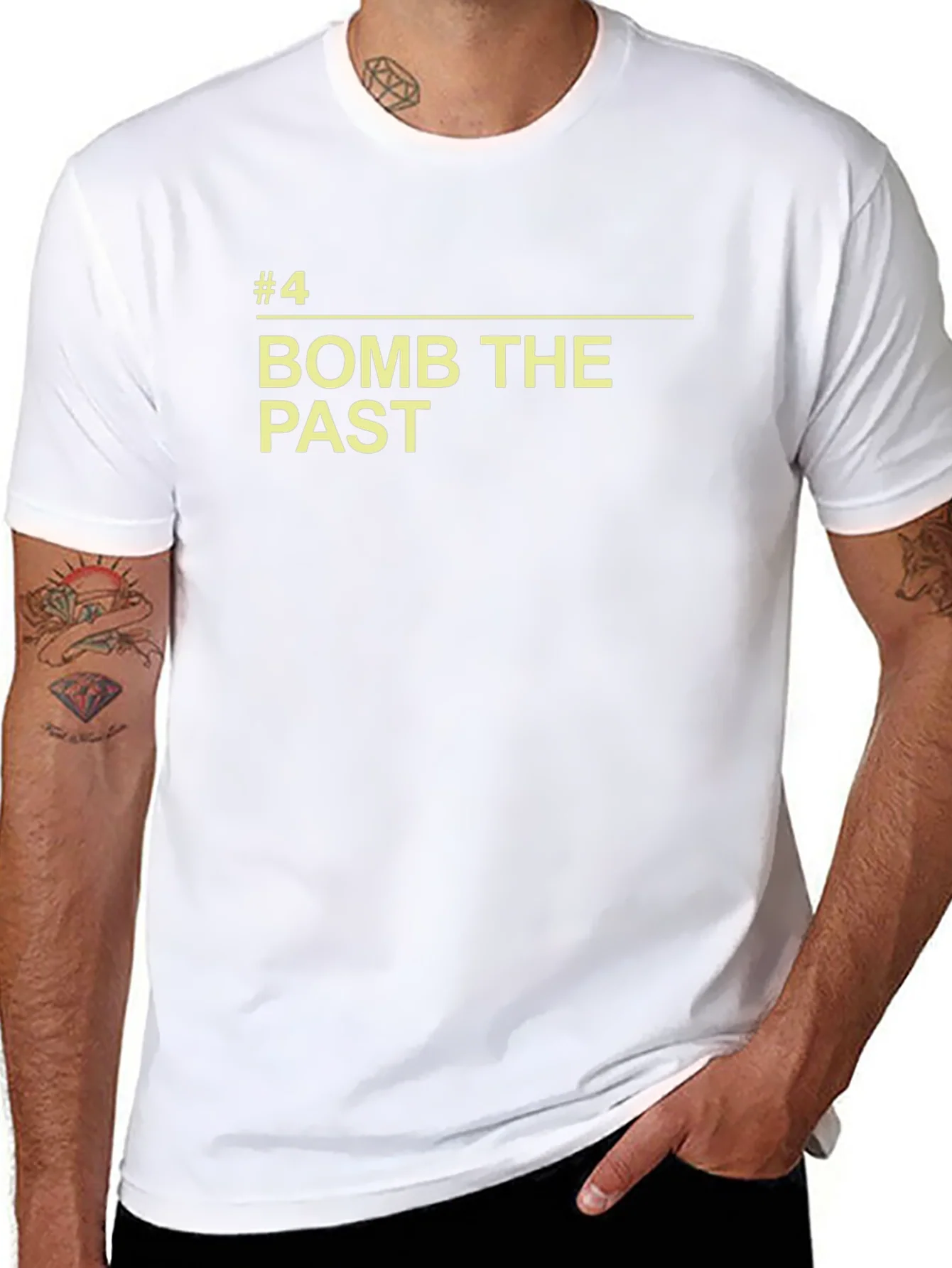 Bomb the Past Graphic Tee - Mens Black T-Shirt