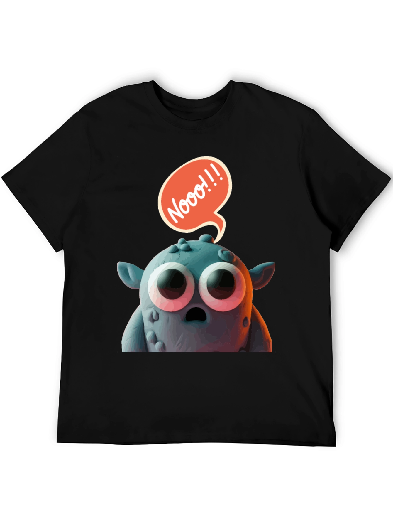 Cartoon Monster Graphic Tee - Expressive Style