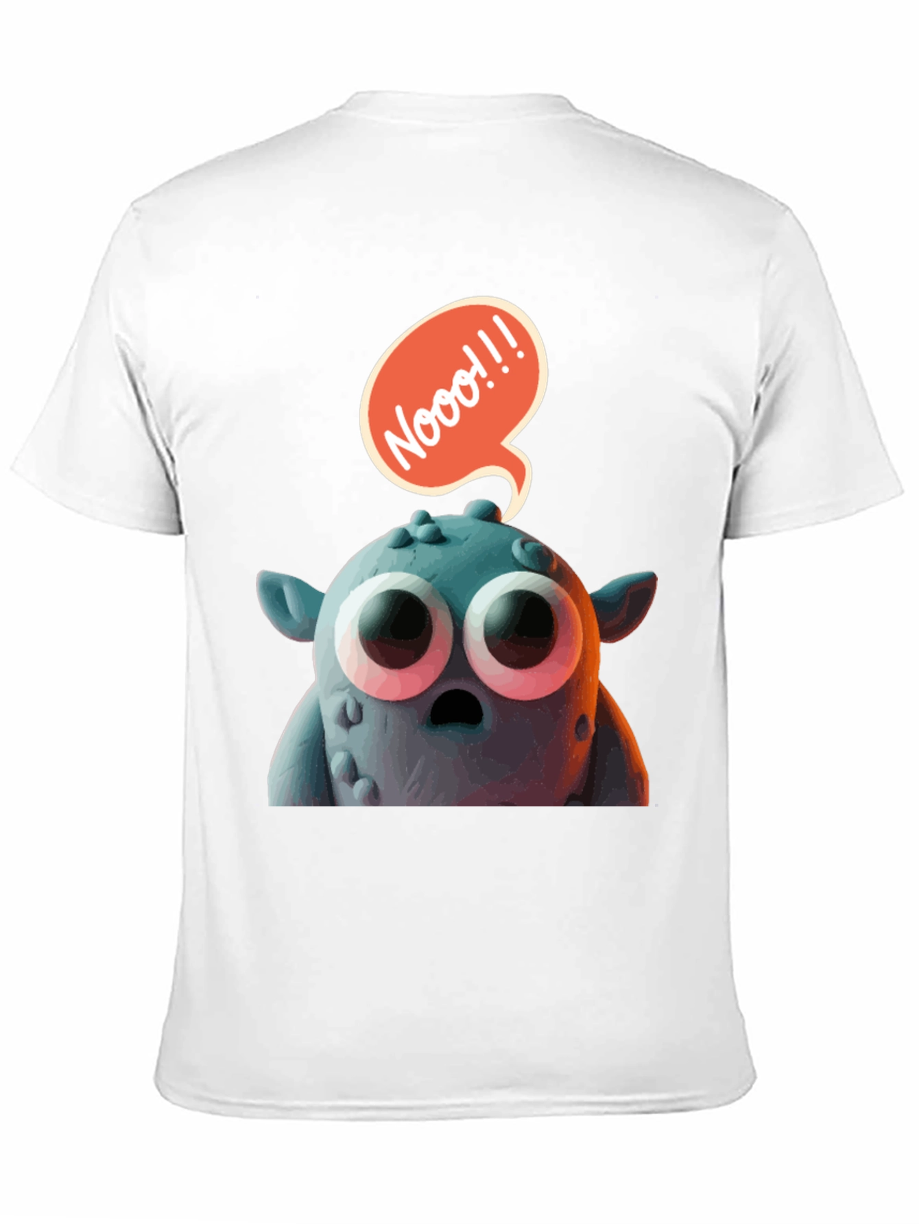 Cartoon Monster Graphic Tee - Expressive Style