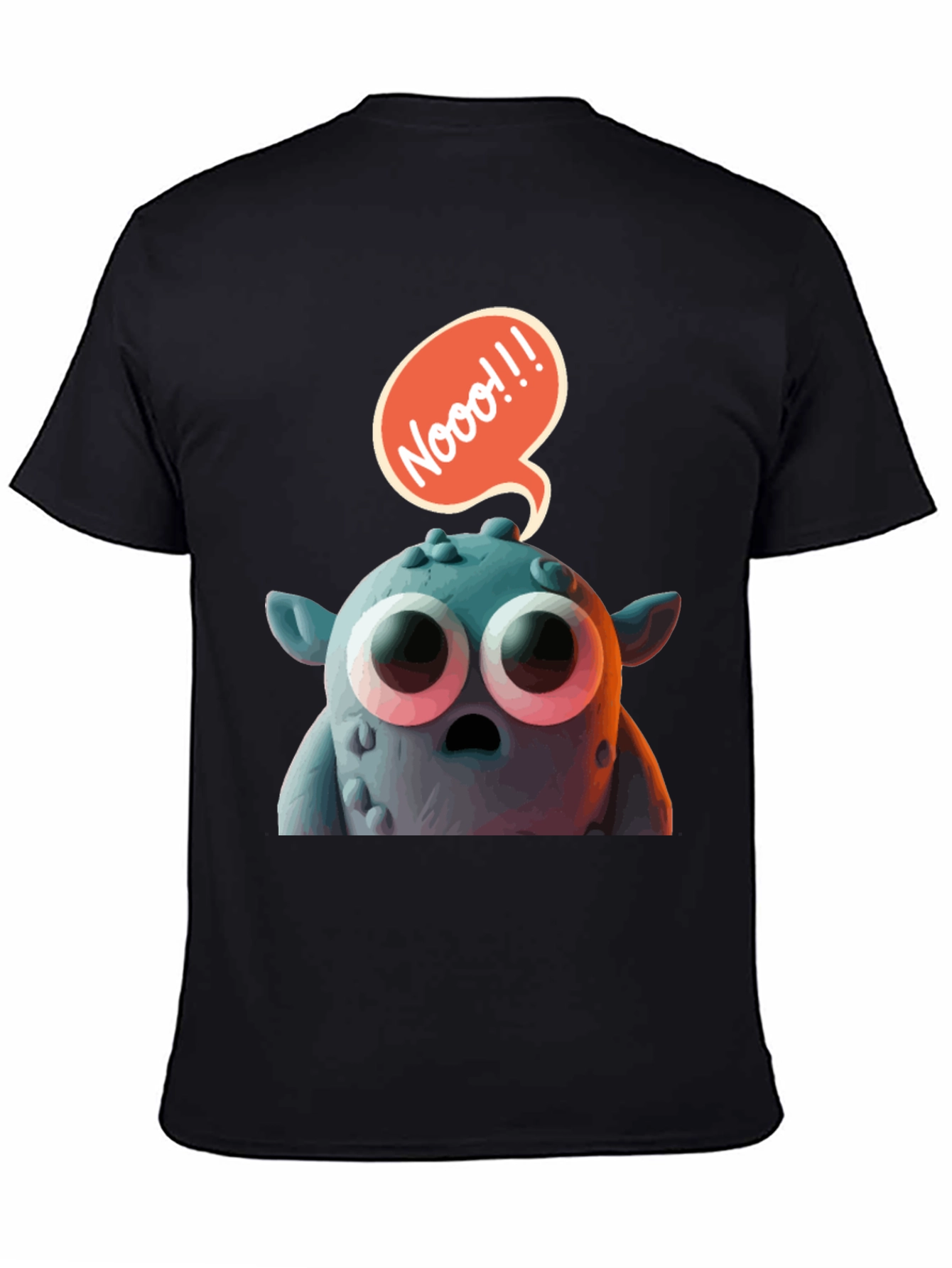 Cartoon Monster Graphic Tee - Expressive Style