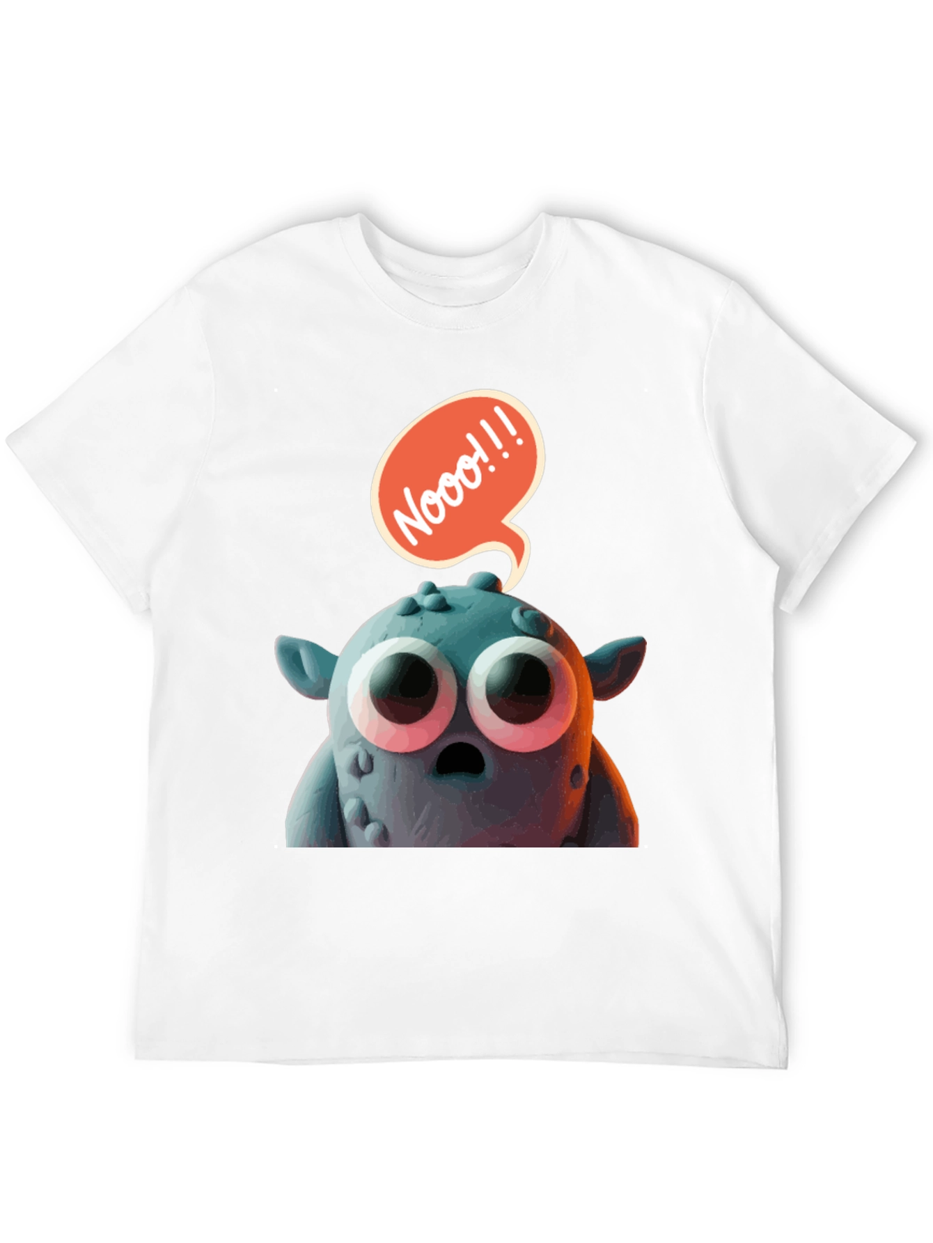Cartoon Monster Graphic Tee - Expressive Style