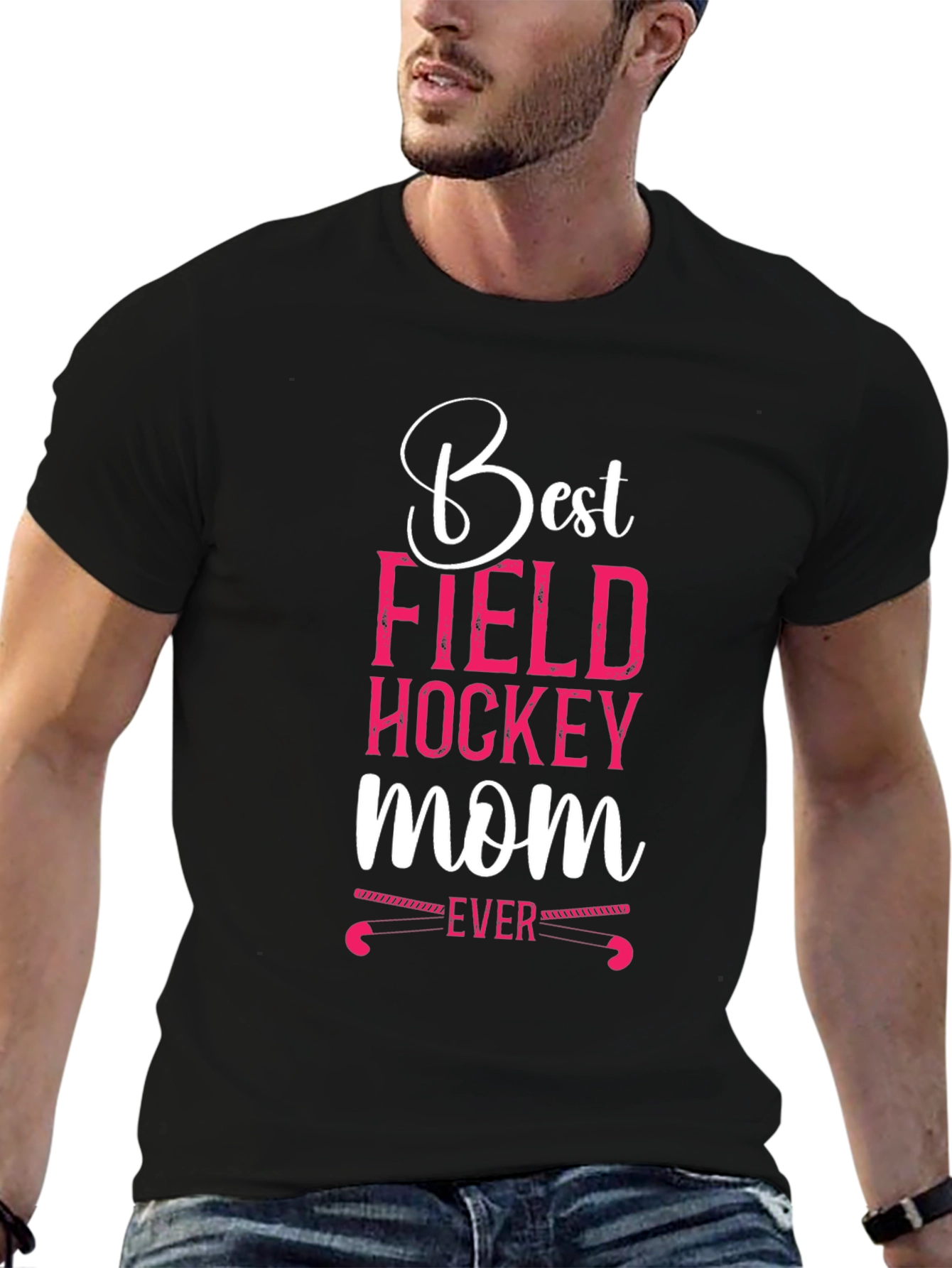 Best Field Hockey Mom Ever Graphic T-Shirt