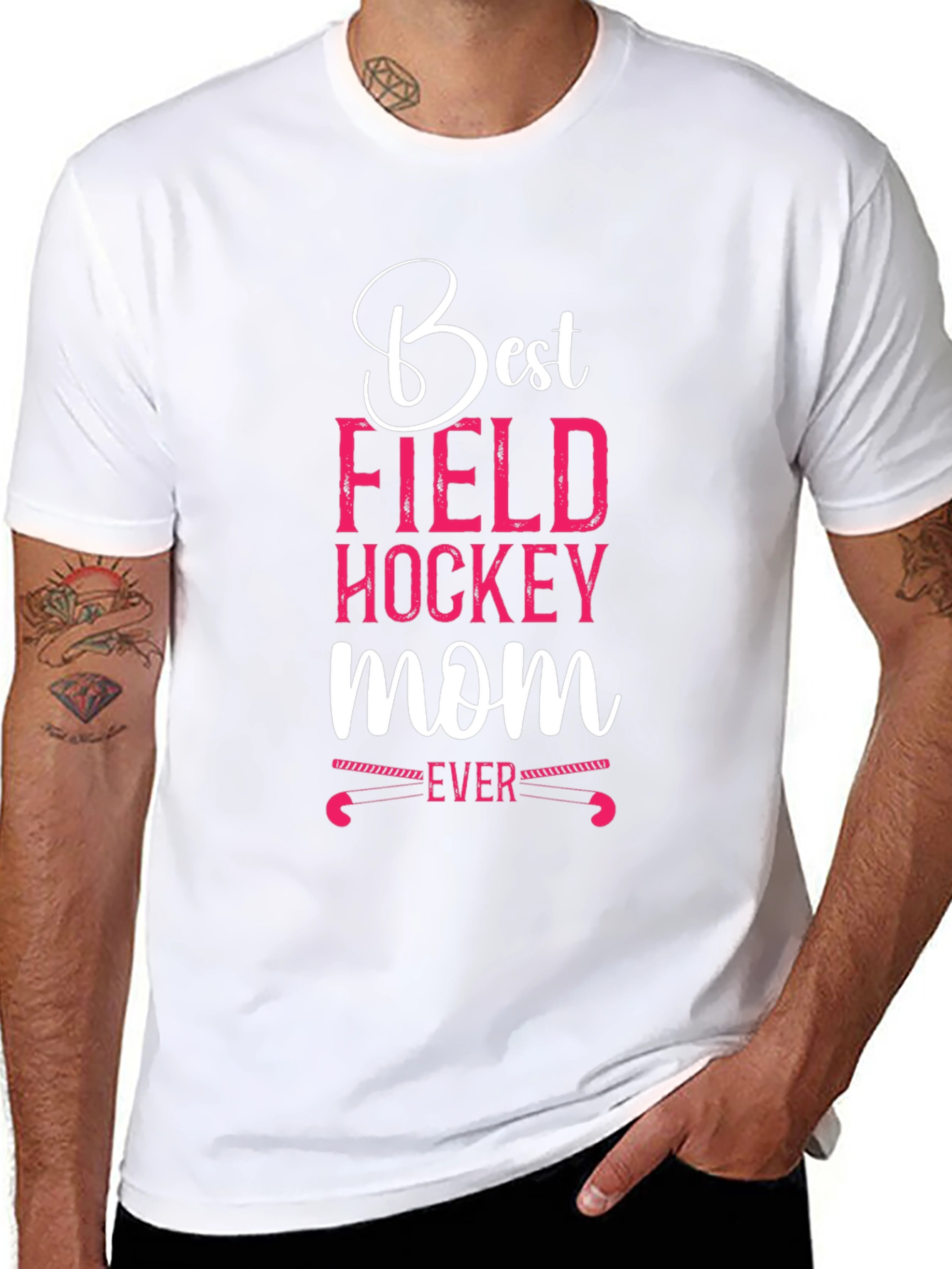 Best Field Hockey Mom Ever Graphic T-Shirt