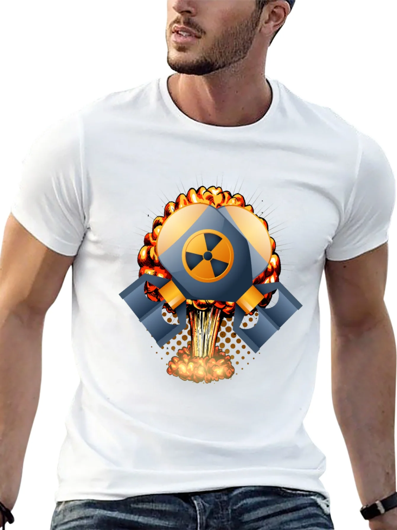 Atomic Explosion Graphic T-Shirt