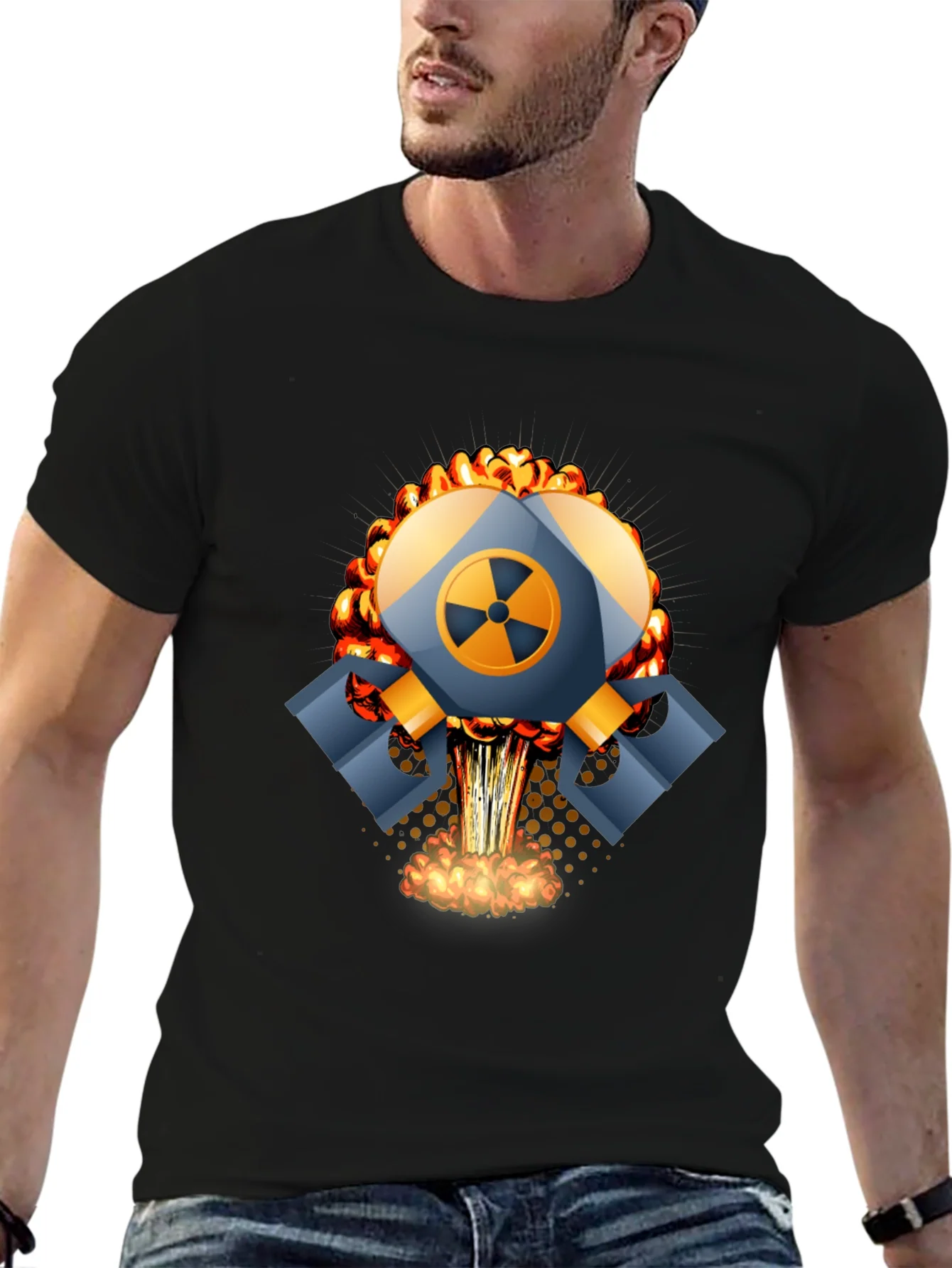 Atomic Explosion Graphic T-Shirt