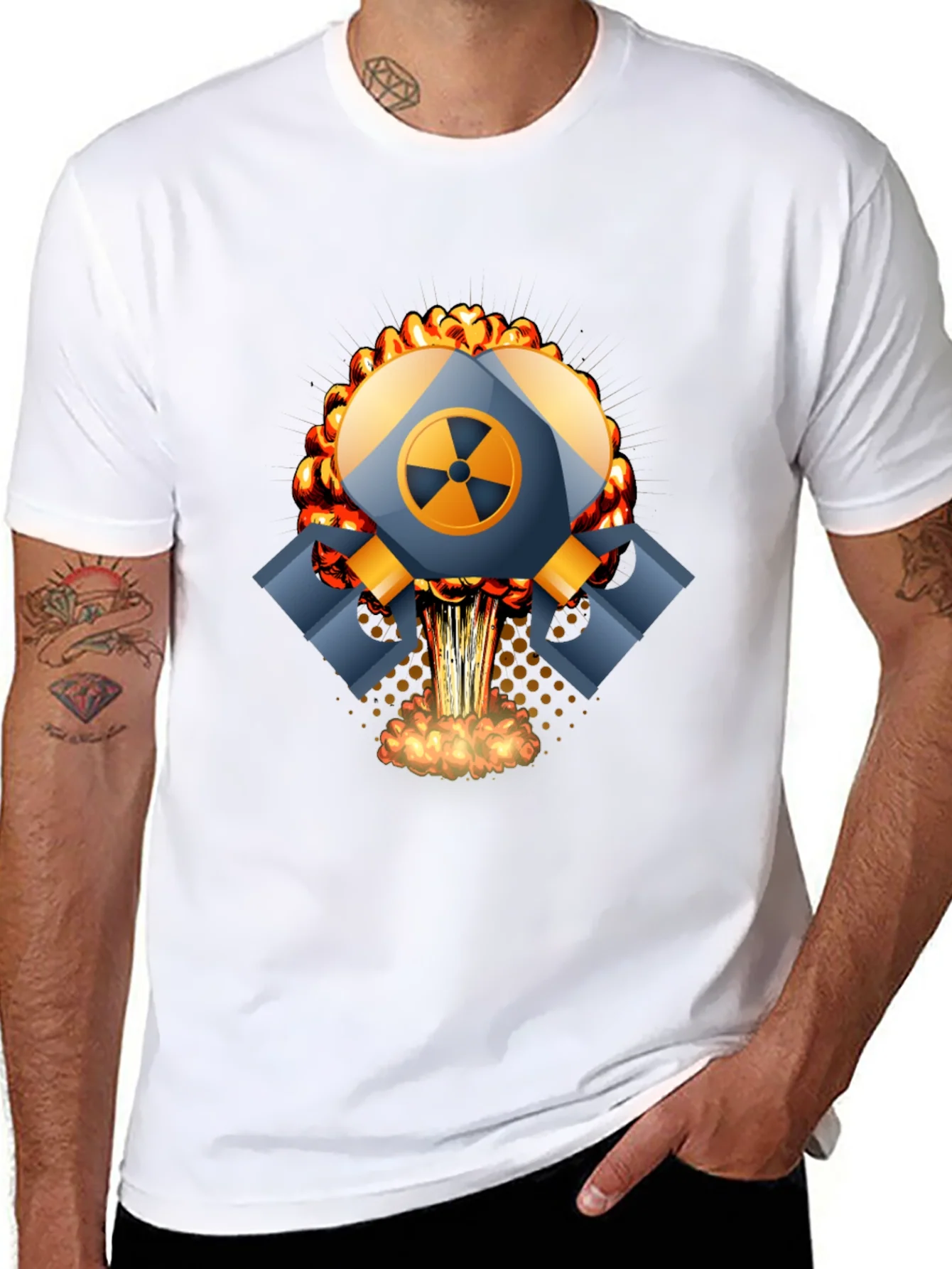 Atomic Explosion Graphic T-Shirt