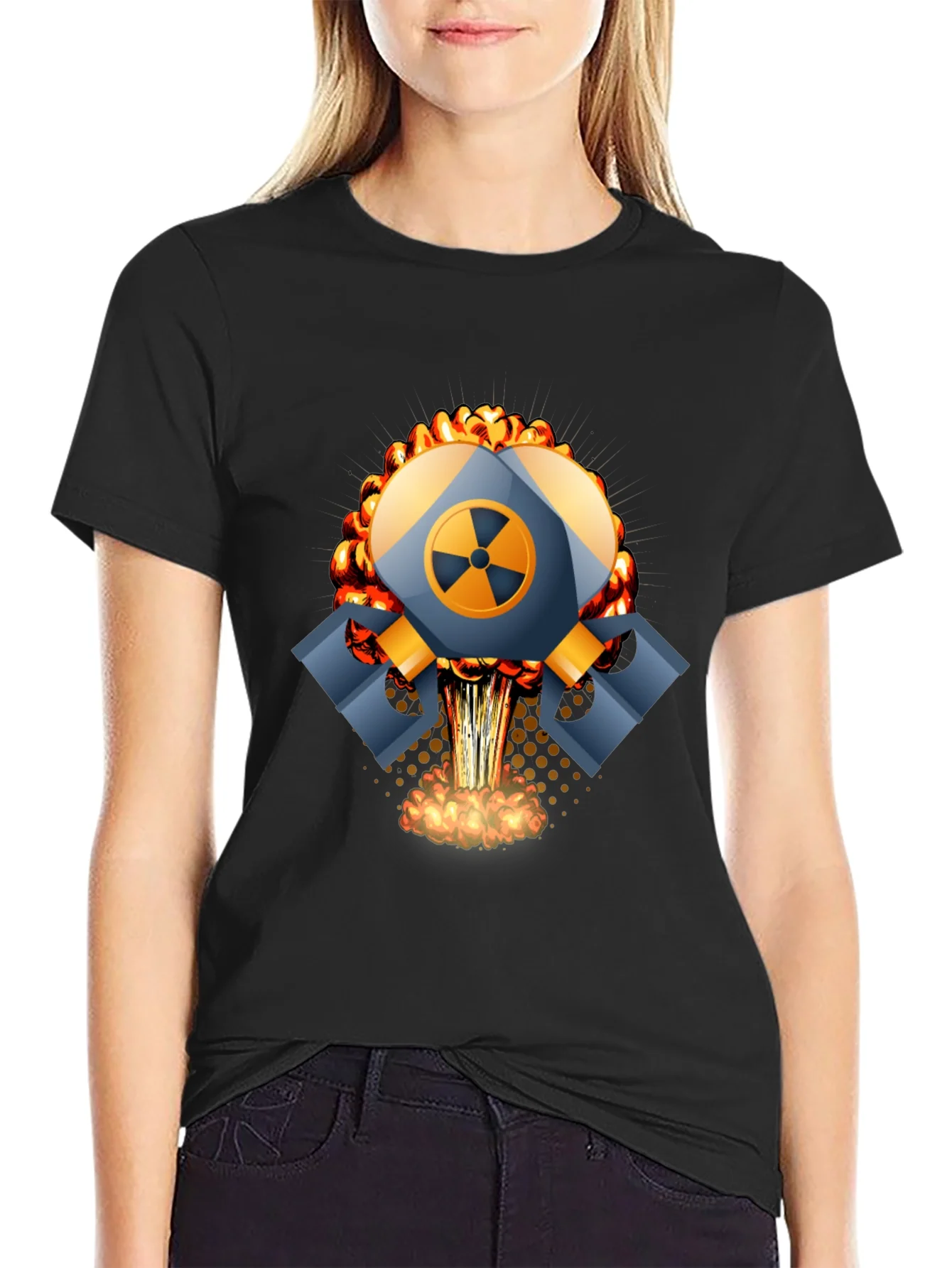Atomic Explosion Graphic T-Shirt