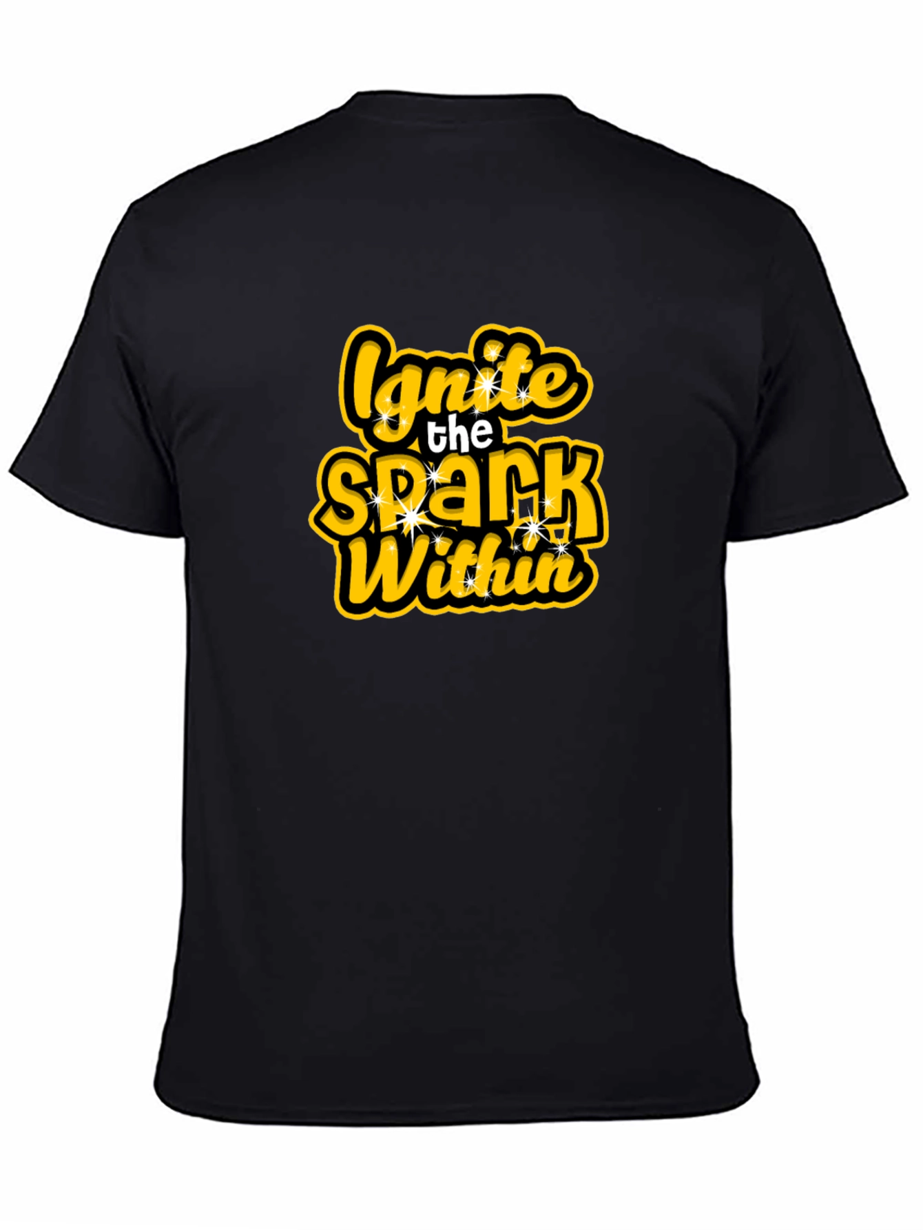 Ignite the Spark Within Black T-Shirt