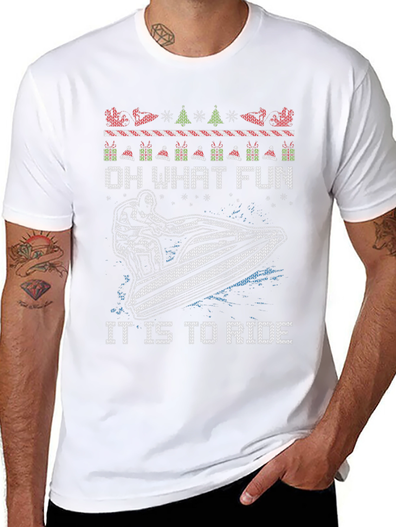 Fun Holiday Jetski Ride T-Shirt