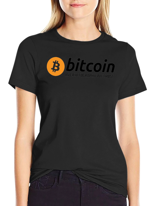 Bitcoin Crypto Black T-Shirt