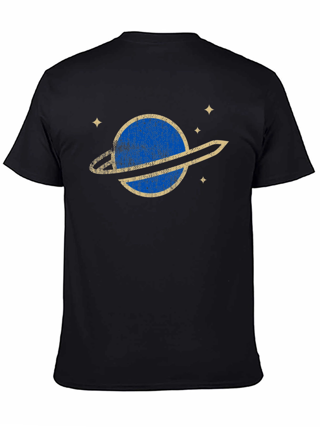 Retro Planet Graphic Tee - Space T-Shirt