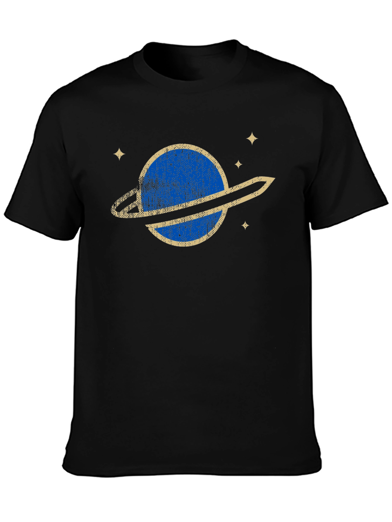 Retro Planet Graphic Tee - Space T-Shirt