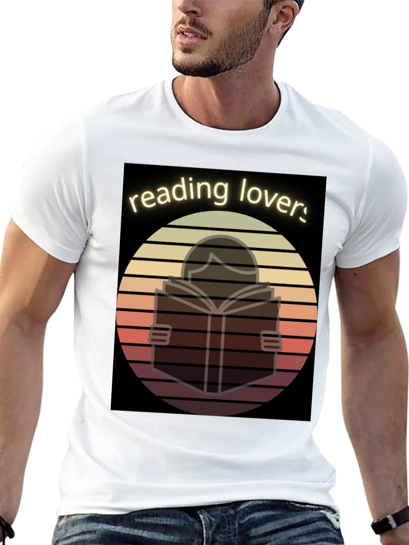 Reading Lovers T-Shirt - Bookworm Design