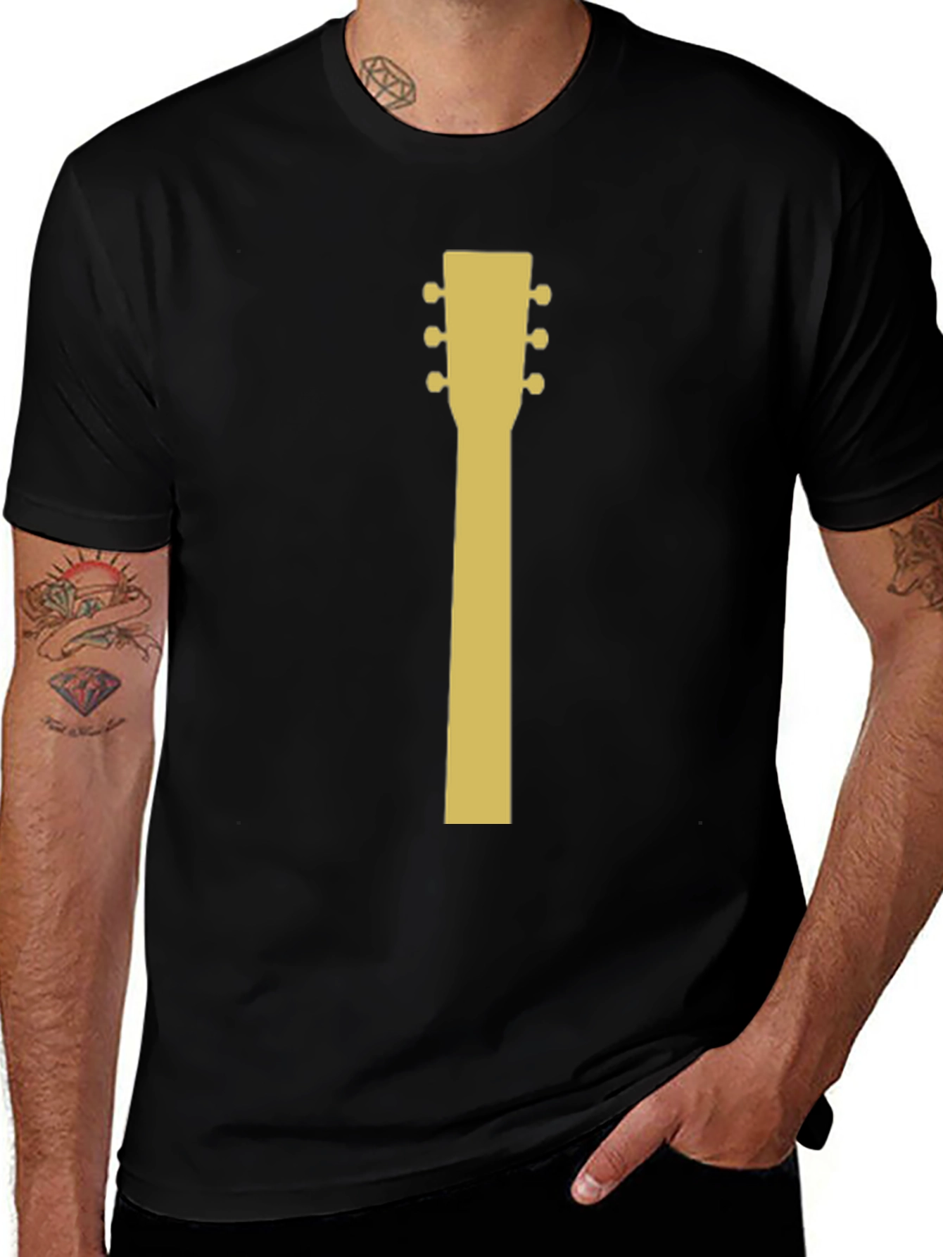 Guitar Neck T-Shirt - Music Lover Tee