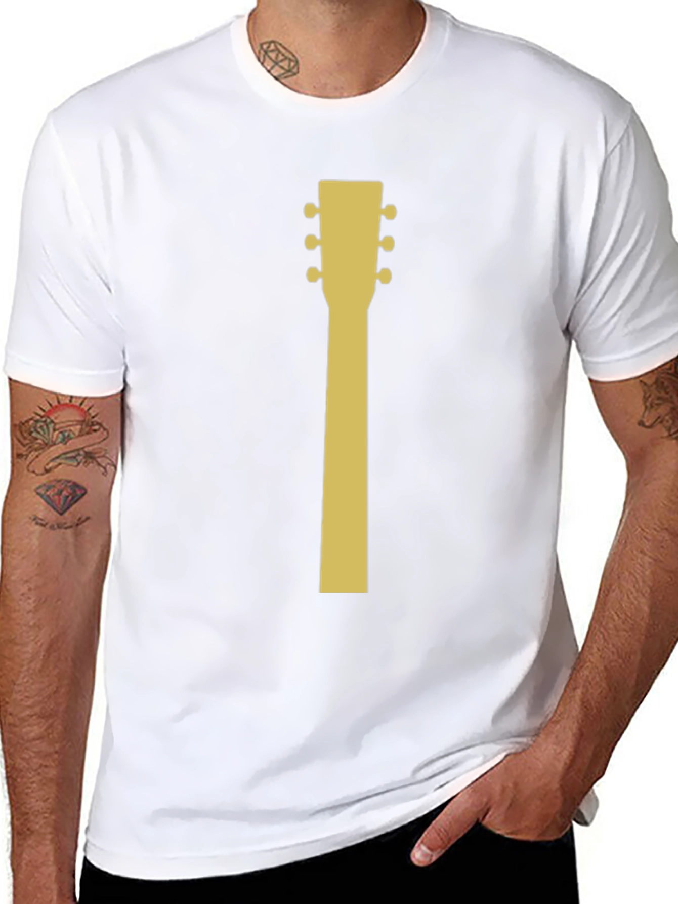 Guitar Neck T-Shirt - Music Lover Tee