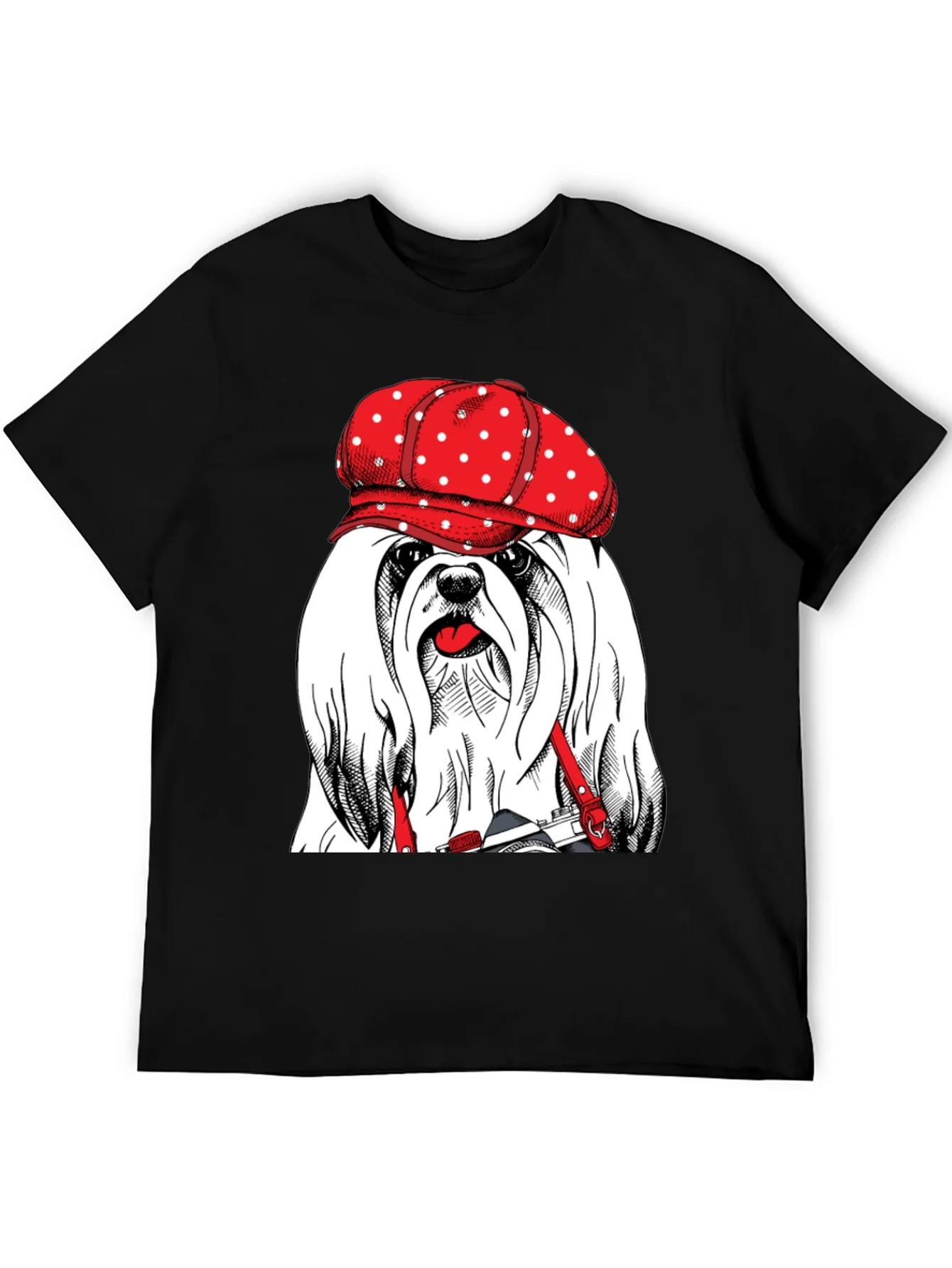 Dog Photographer Graphic Tee - Novelty Fashion