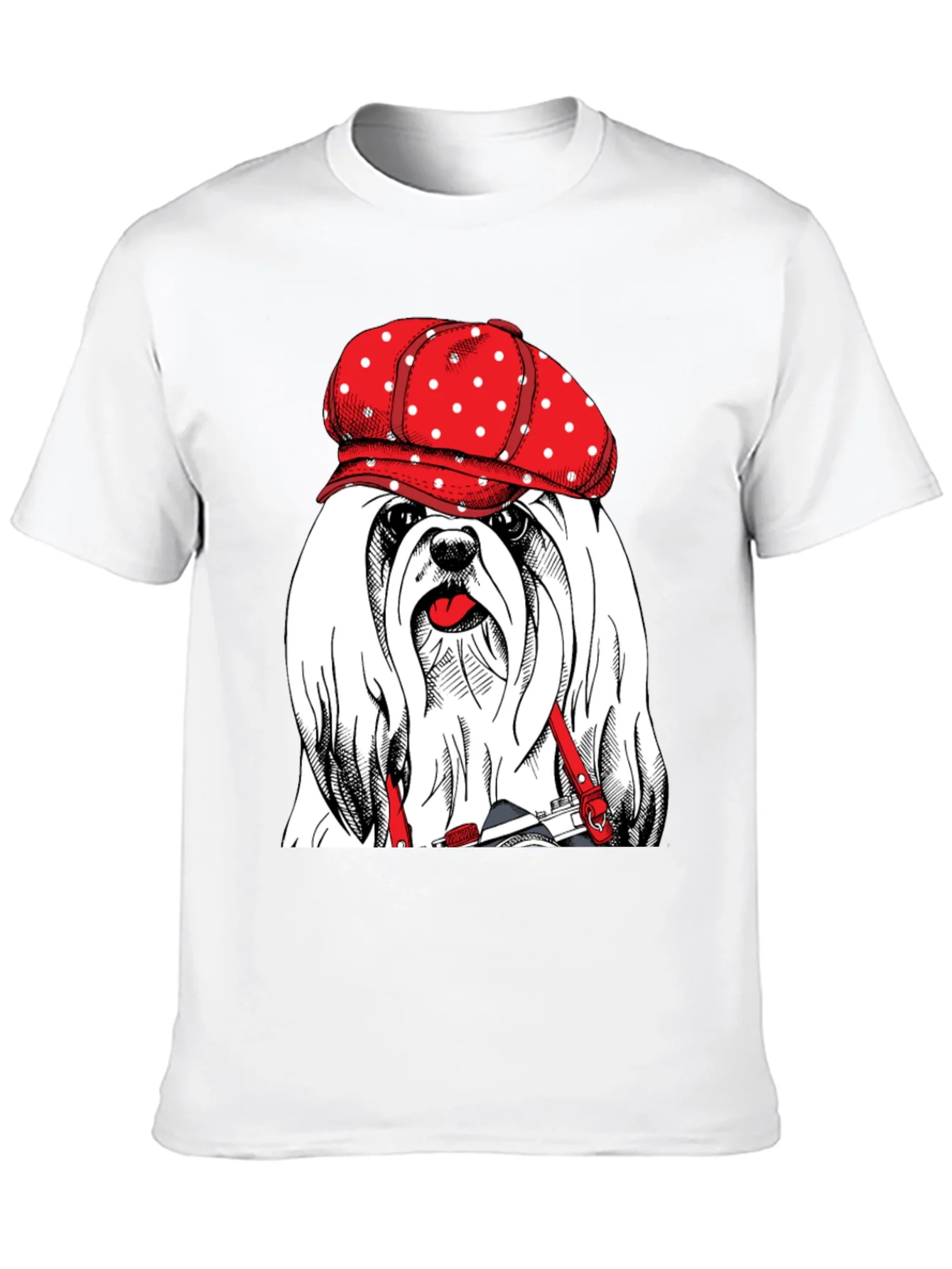 Dog Photographer Graphic Tee - Novelty Fashion