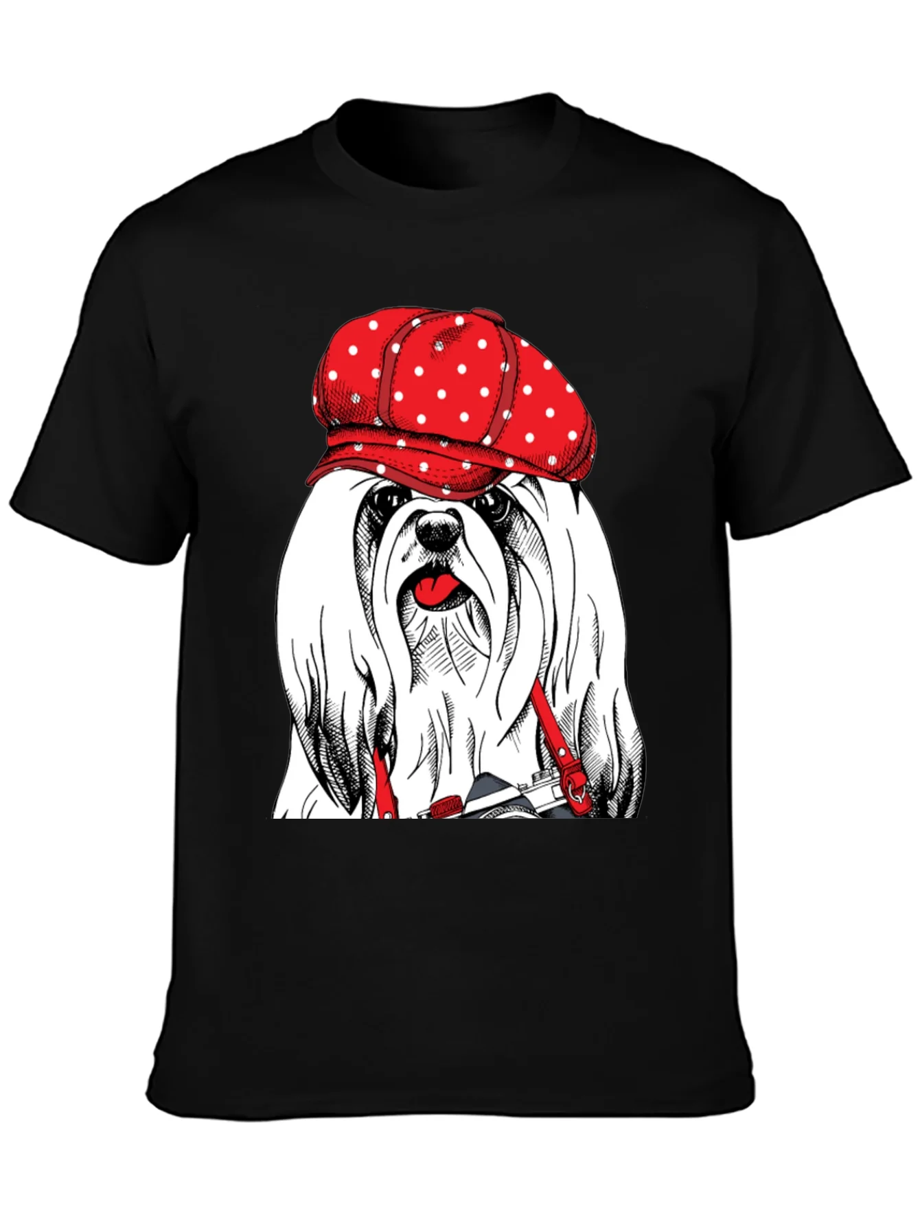 Dog Photographer Graphic Tee - Novelty Fashion