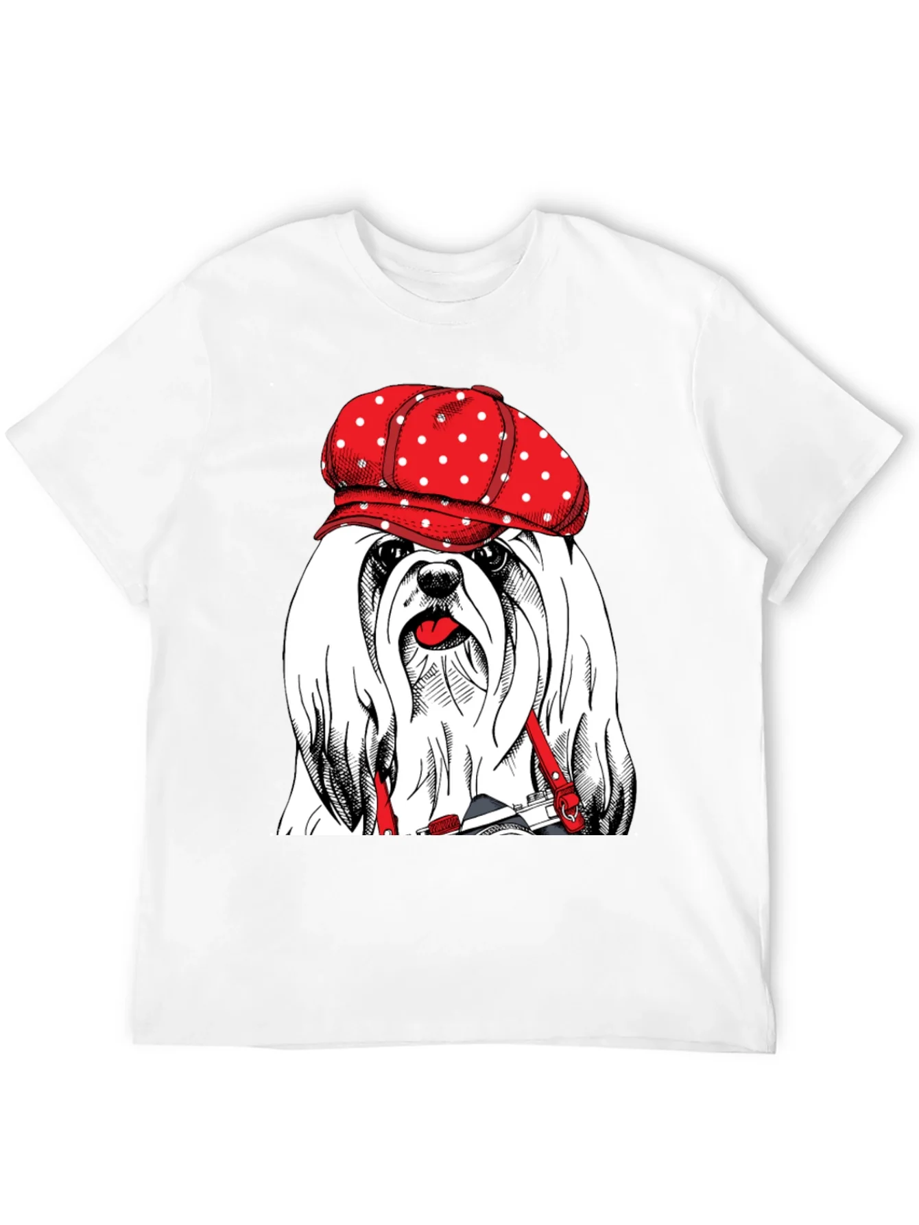 Dog Photographer Graphic Tee - Novelty Fashion