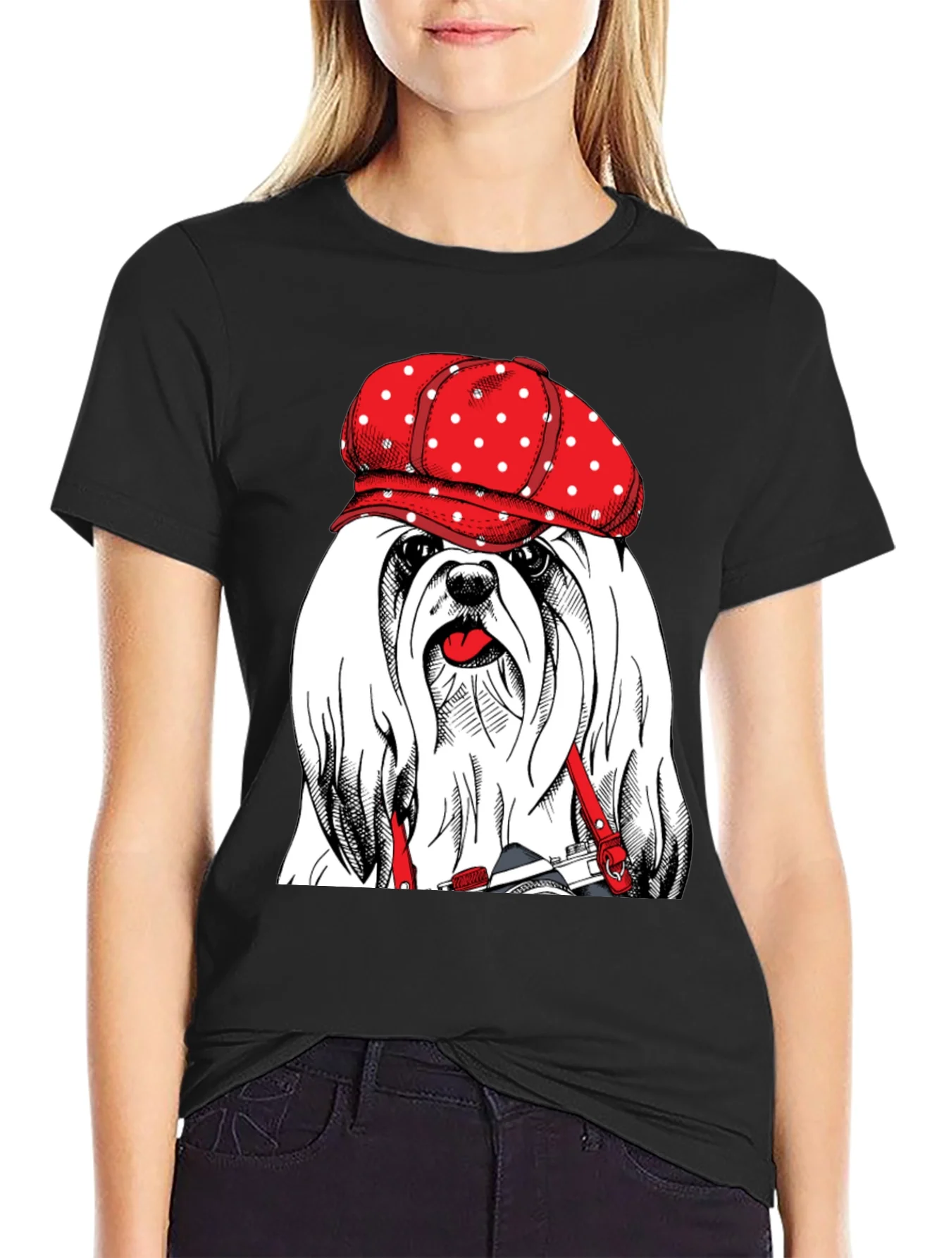 Dog Photographer Graphic Tee - Novelty Fashion