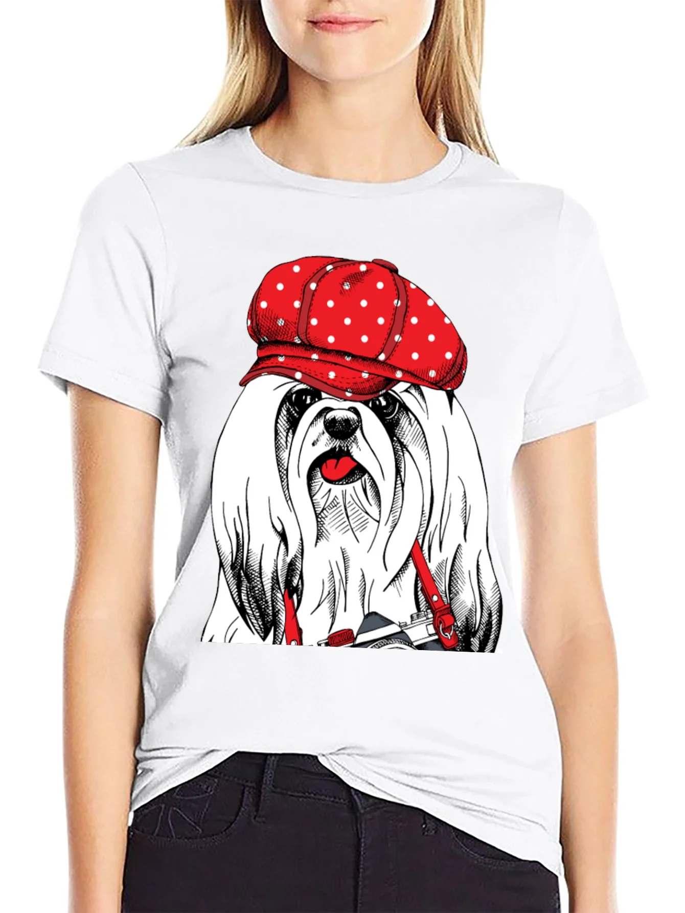 Dog Photographer Graphic Tee - Novelty Fashion