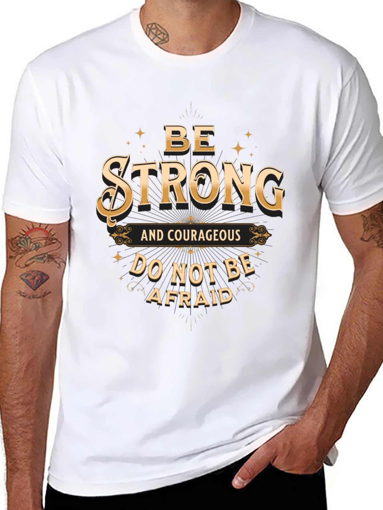 Be Strong and Courageous Graphic Tee