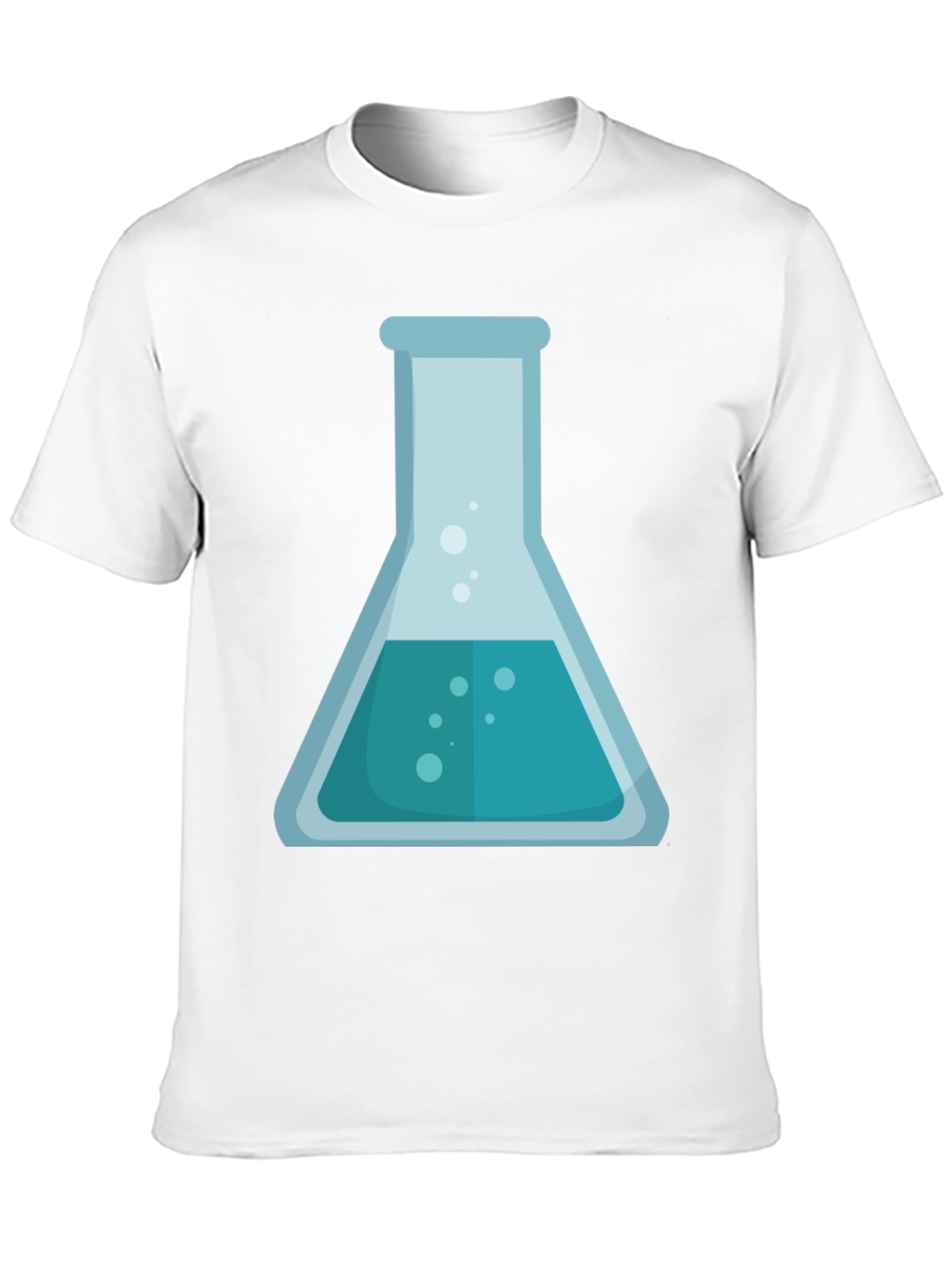 Science Beaker Graphic T-Shirt - Chemistry Lab Style Tee