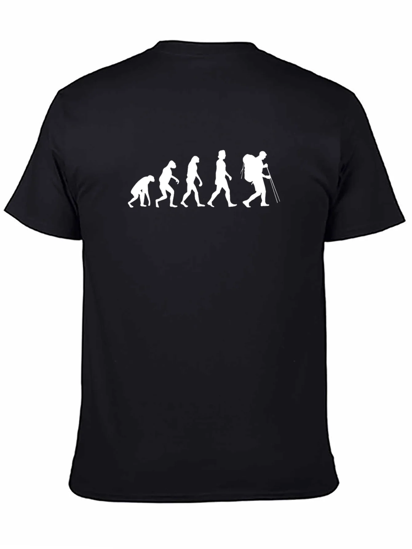 Evolution of a Hiker Tee - Black Cotton