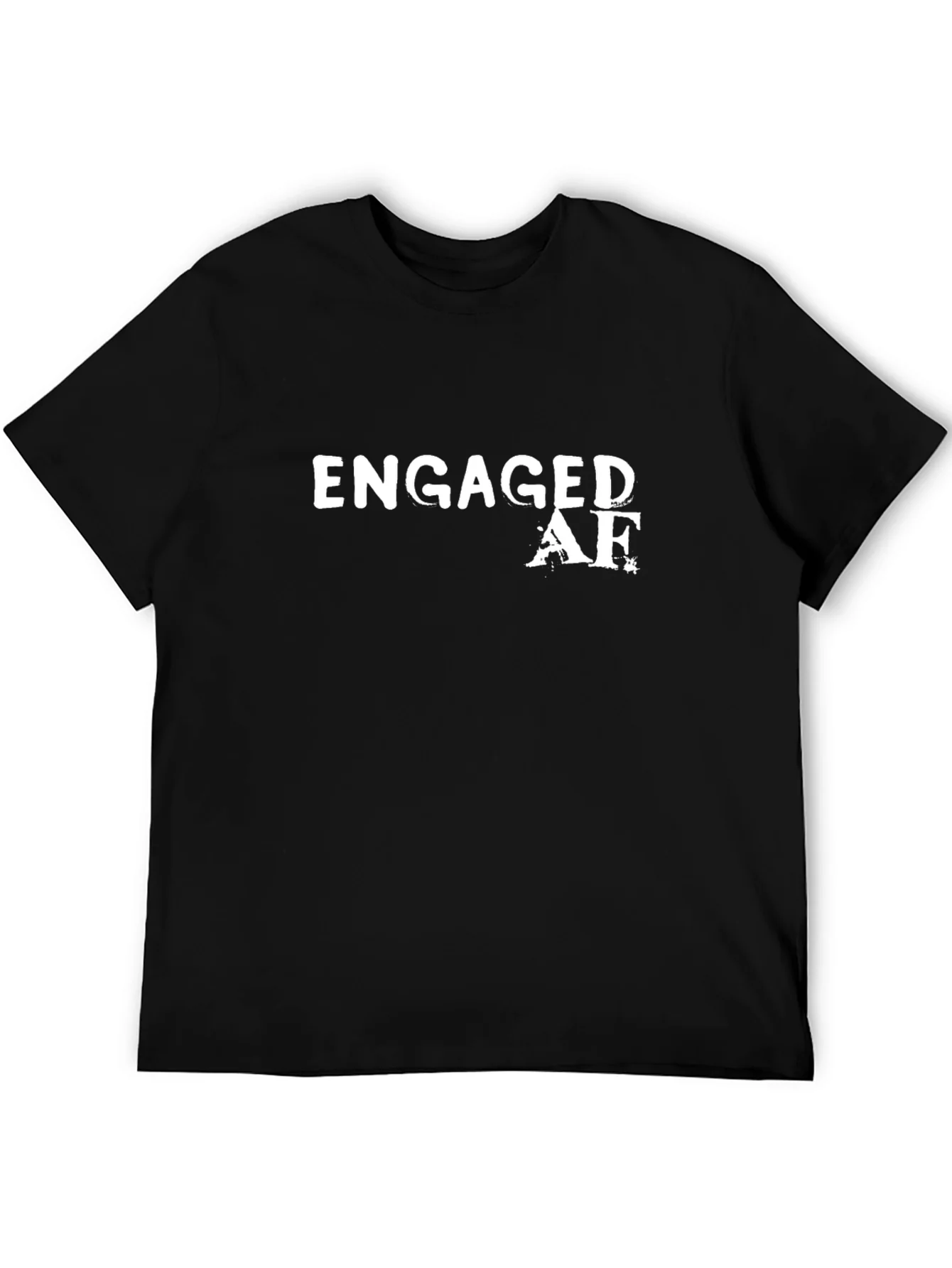 Engaged AF Graphic Tee - Black