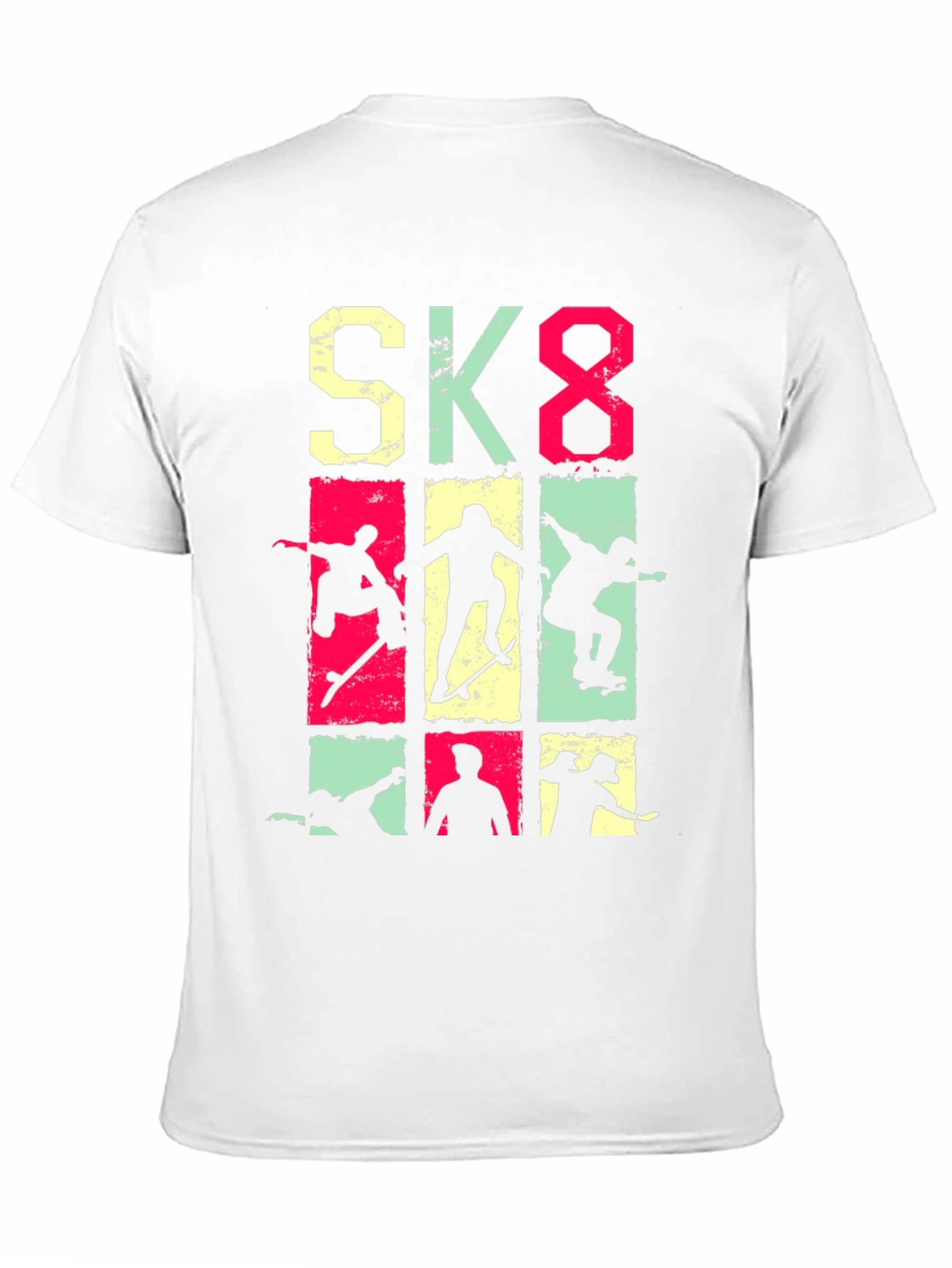 Skateboarding Graphic Tee - SK8 Style