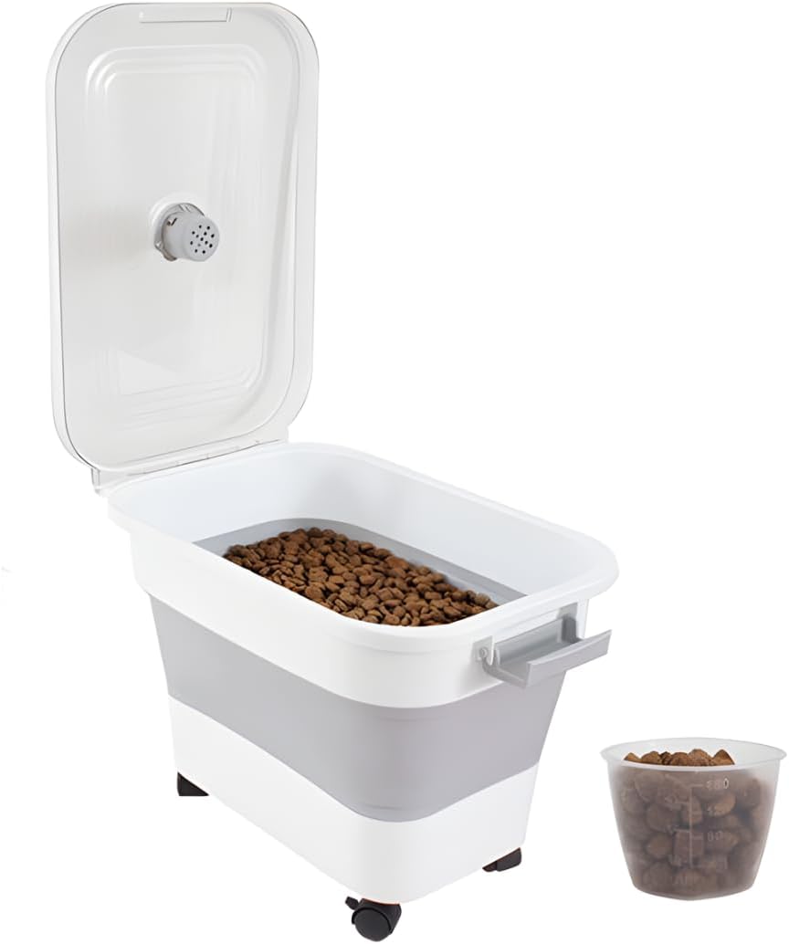 YöL Collapsible Pet Food Storage Container 20L wit - Premium Quality
