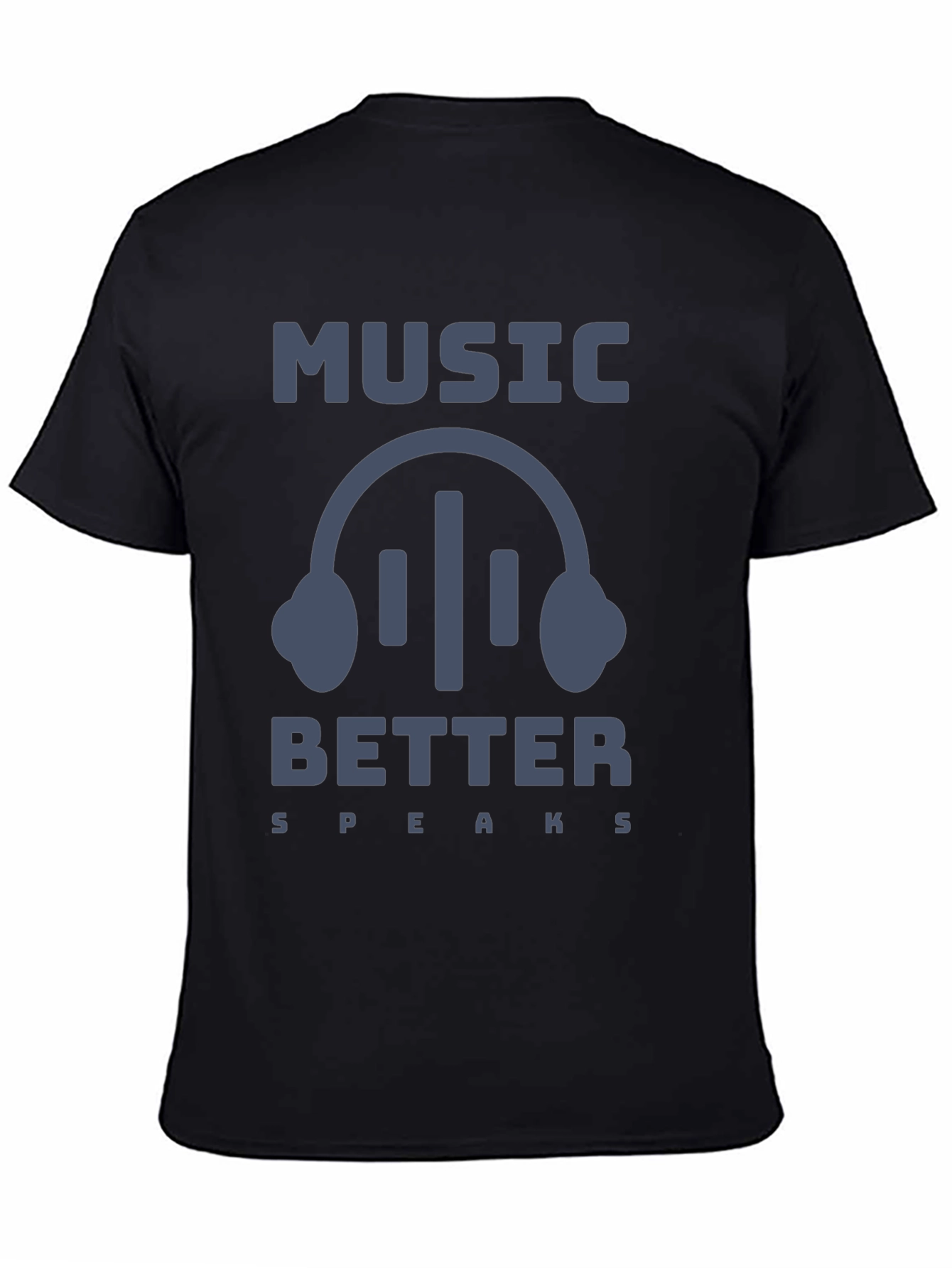 Music Speaks T-Shirt: Stylish Headphone Graphic Tee