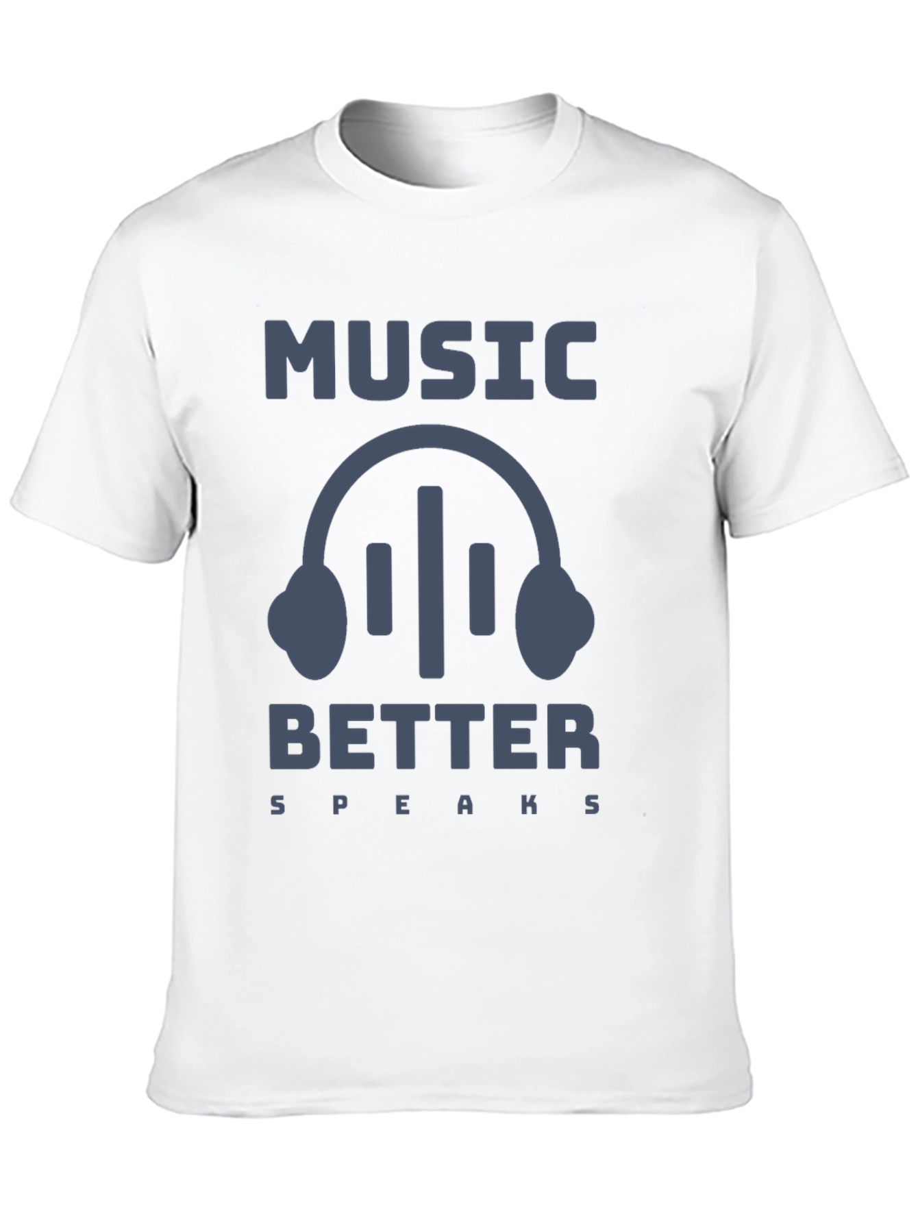 Music Speaks T-Shirt: Stylish Headphone Graphic Tee