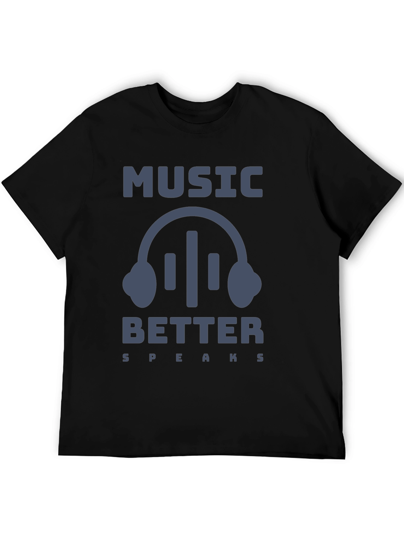 Music Speaks T-Shirt: Stylish Headphone Graphic Tee