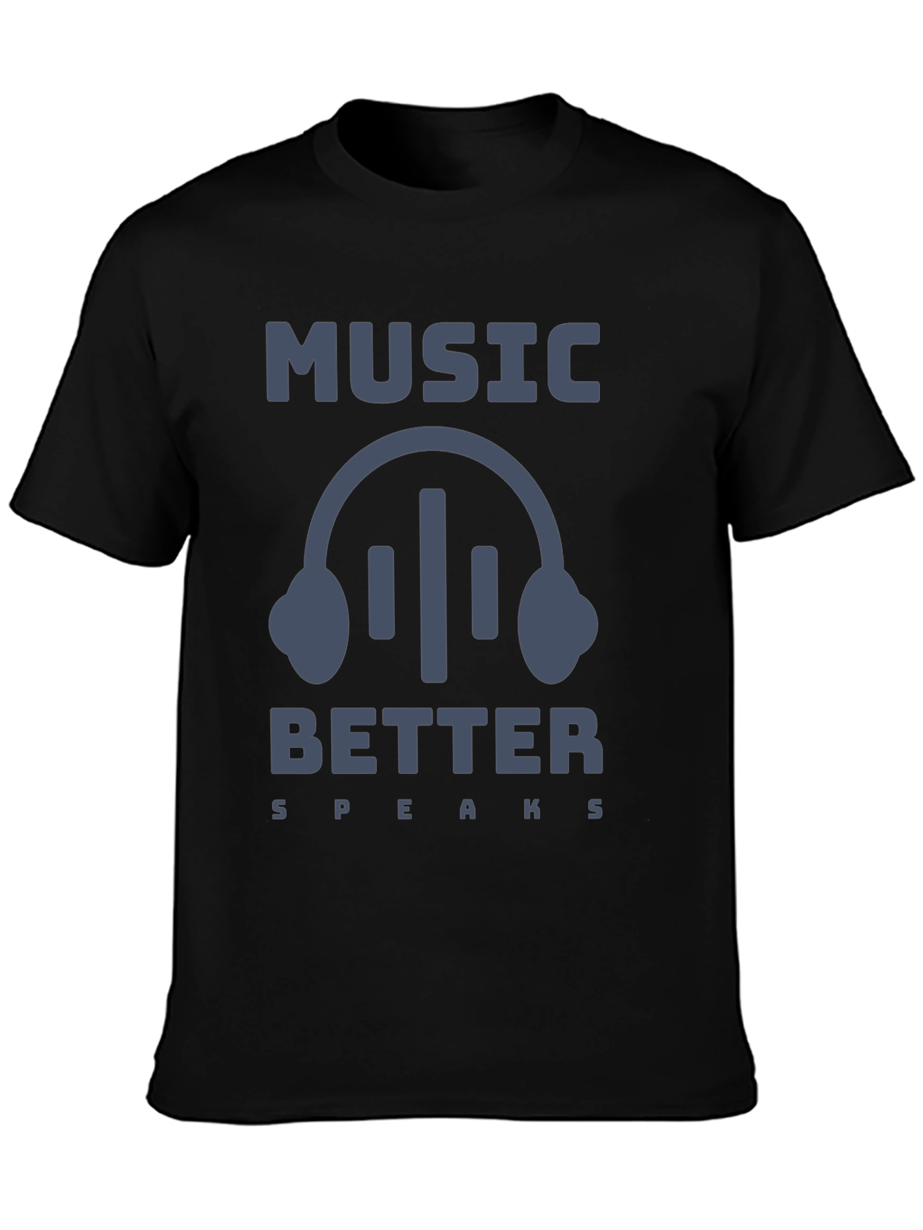 Music Speaks T-Shirt: Stylish Headphone Graphic Tee