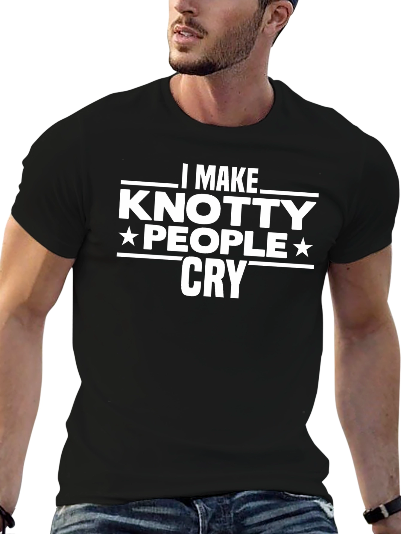 Knotty People Cry T-Shirt - Funny Novelty Tee