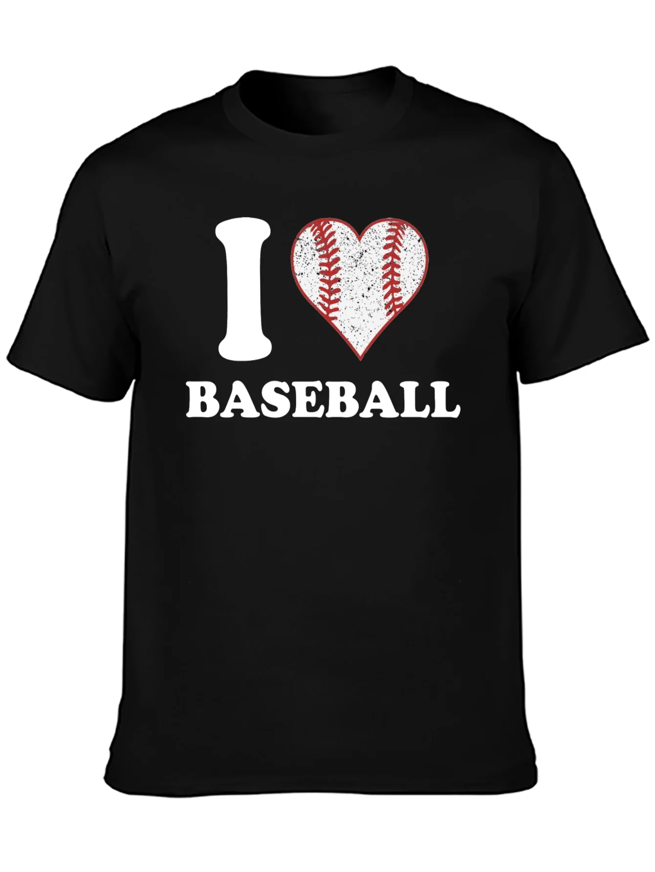 I Love Baseball T-Shirt - Heart Graphic Tee