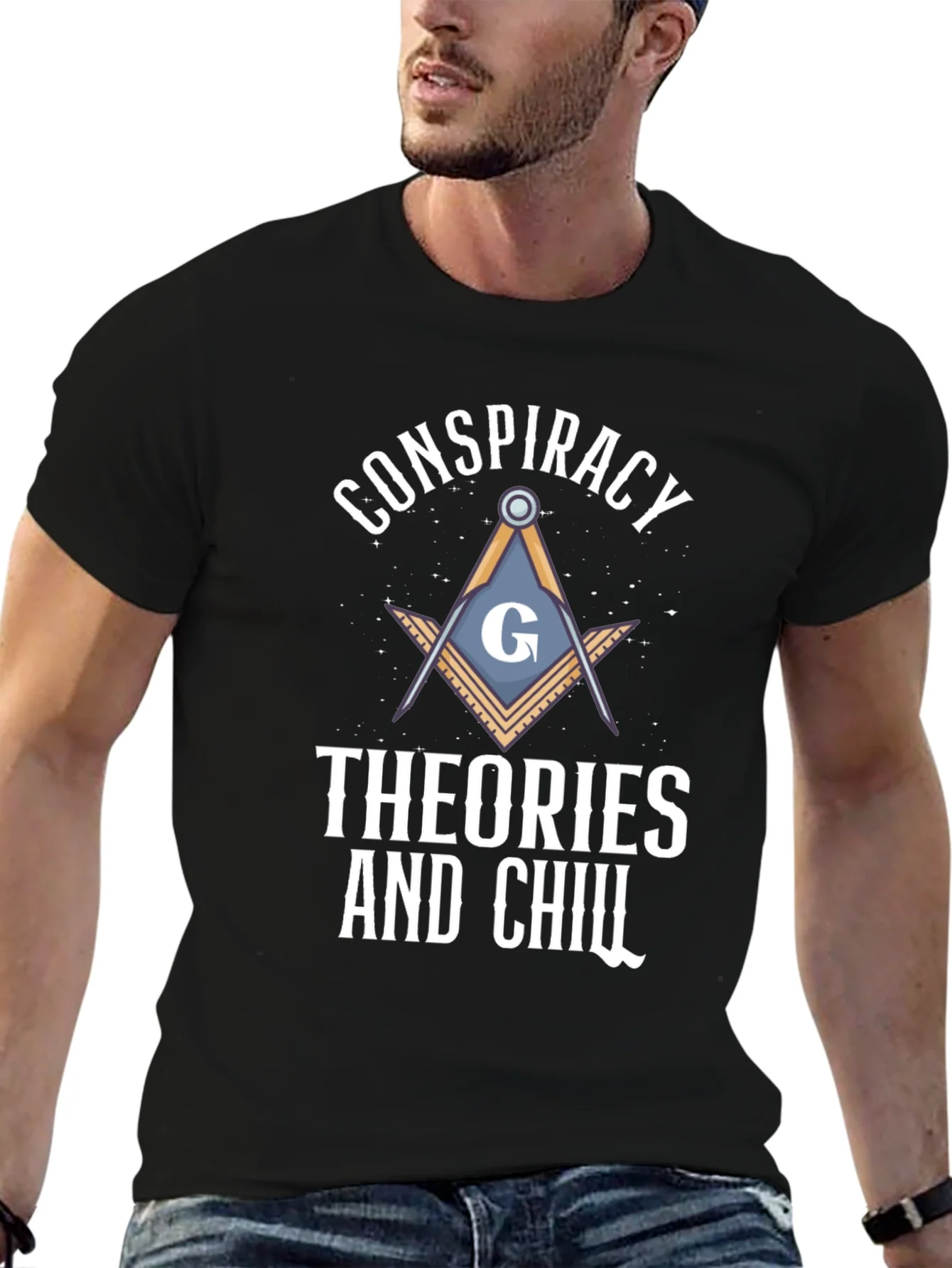 Conspiracy Theories & Chill Graphic T-Shirt