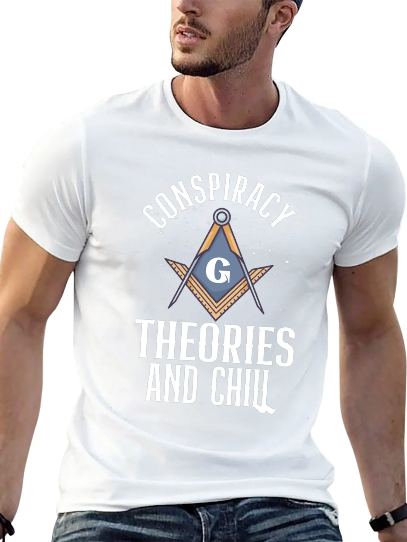 Conspiracy Theories & Chill Graphic T-Shirt