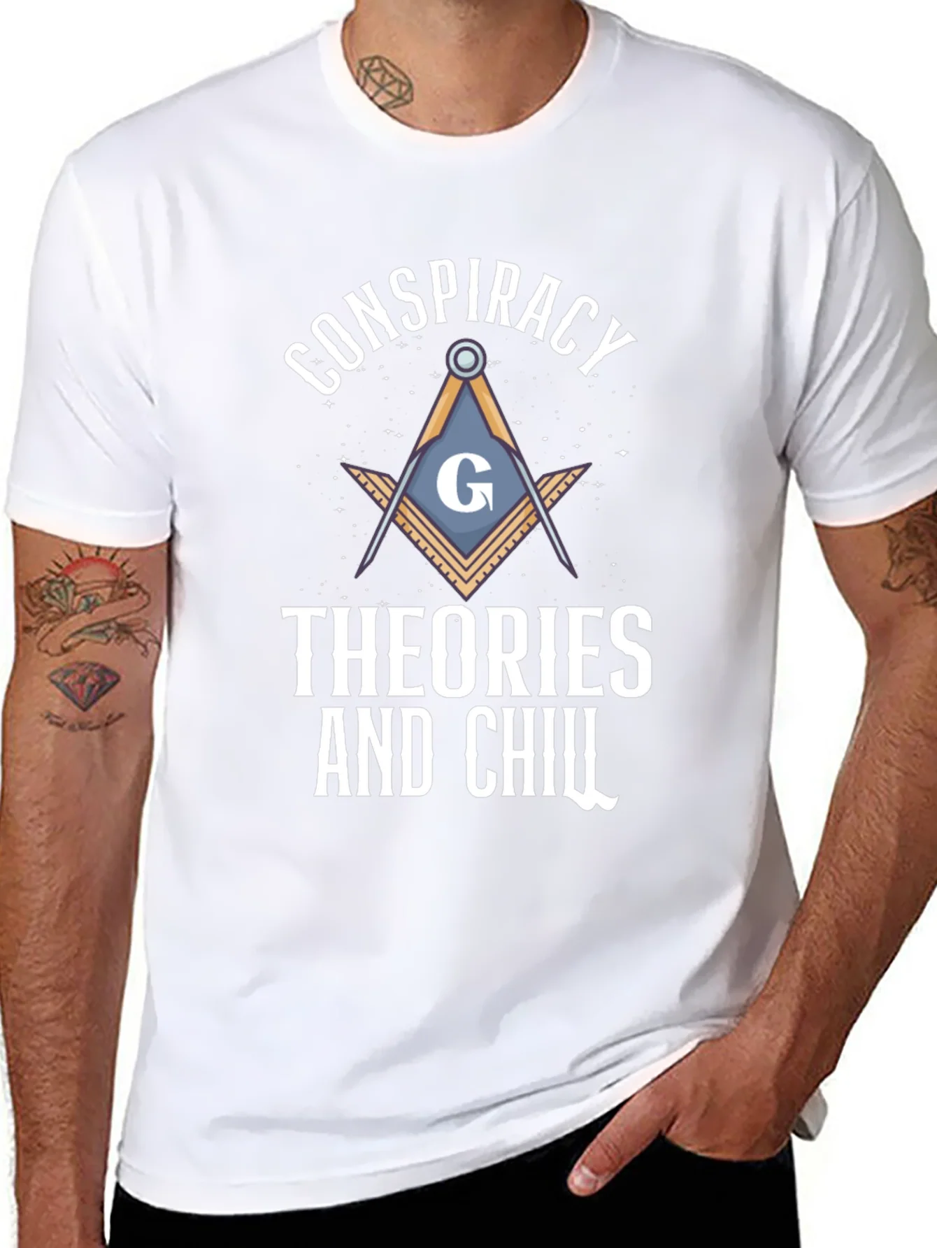 Conspiracy Theories & Chill Graphic T-Shirt